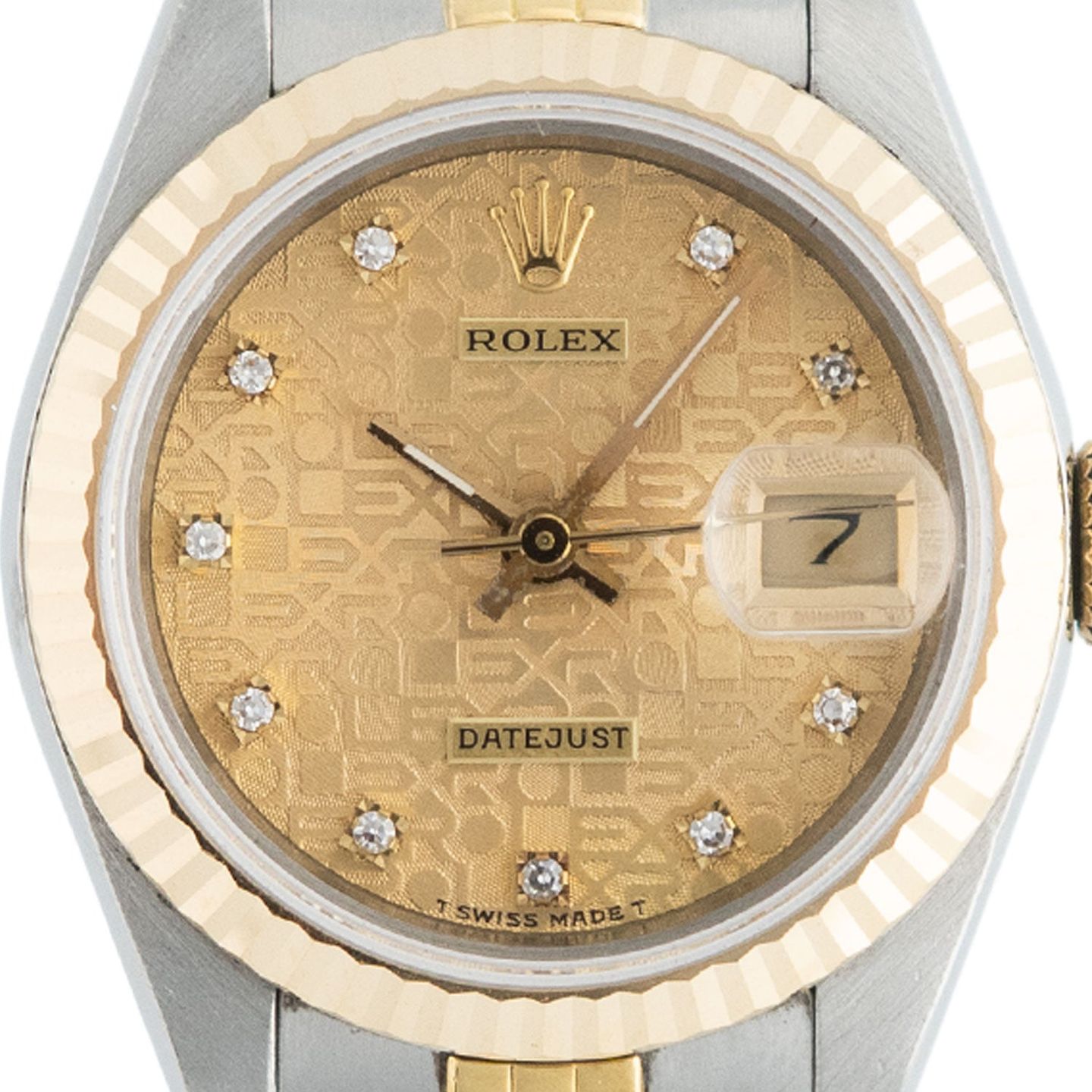 Rolex Lady-Datejust 69173 (1981) - Champagne dial 26 mm Gold/Steel case (2/5)