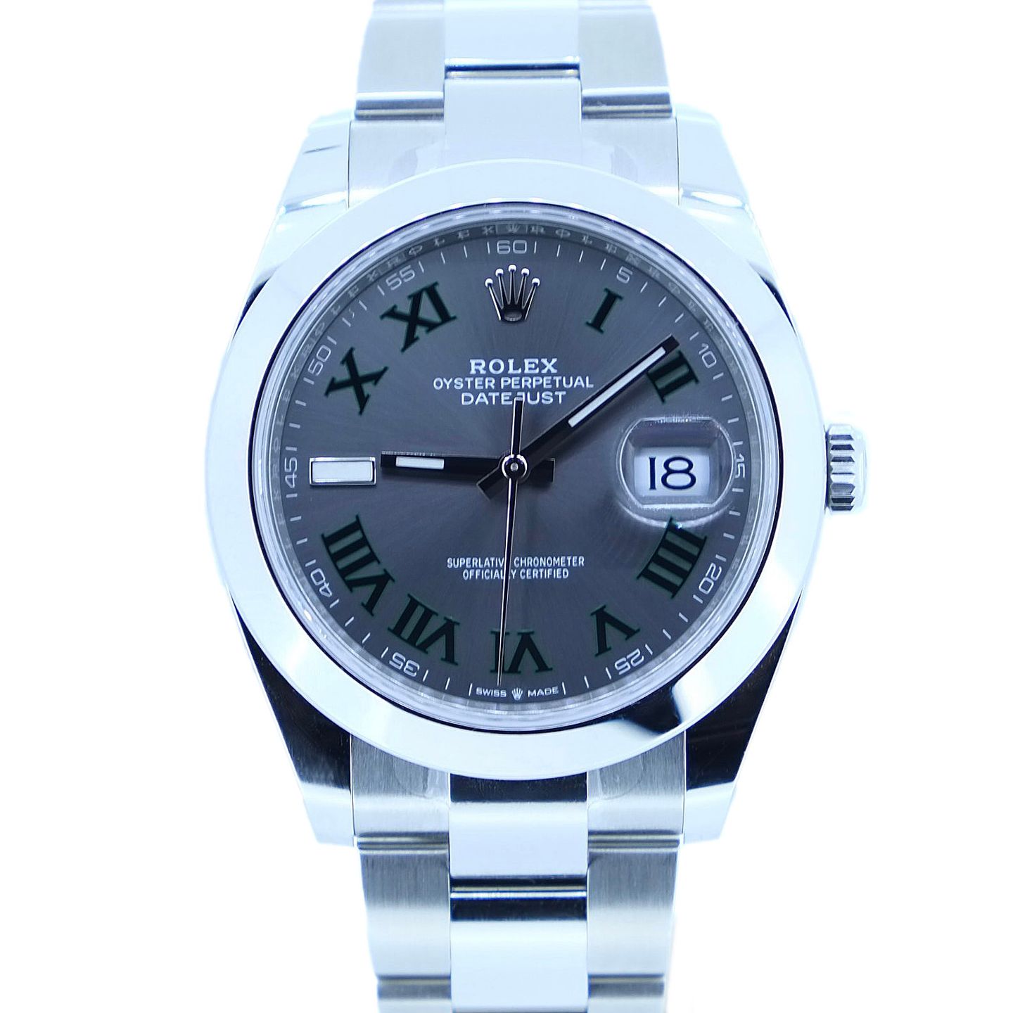 Rolex Datejust 41 126300 (2024) - Grijs wijzerplaat 41mm Staal (1/1)