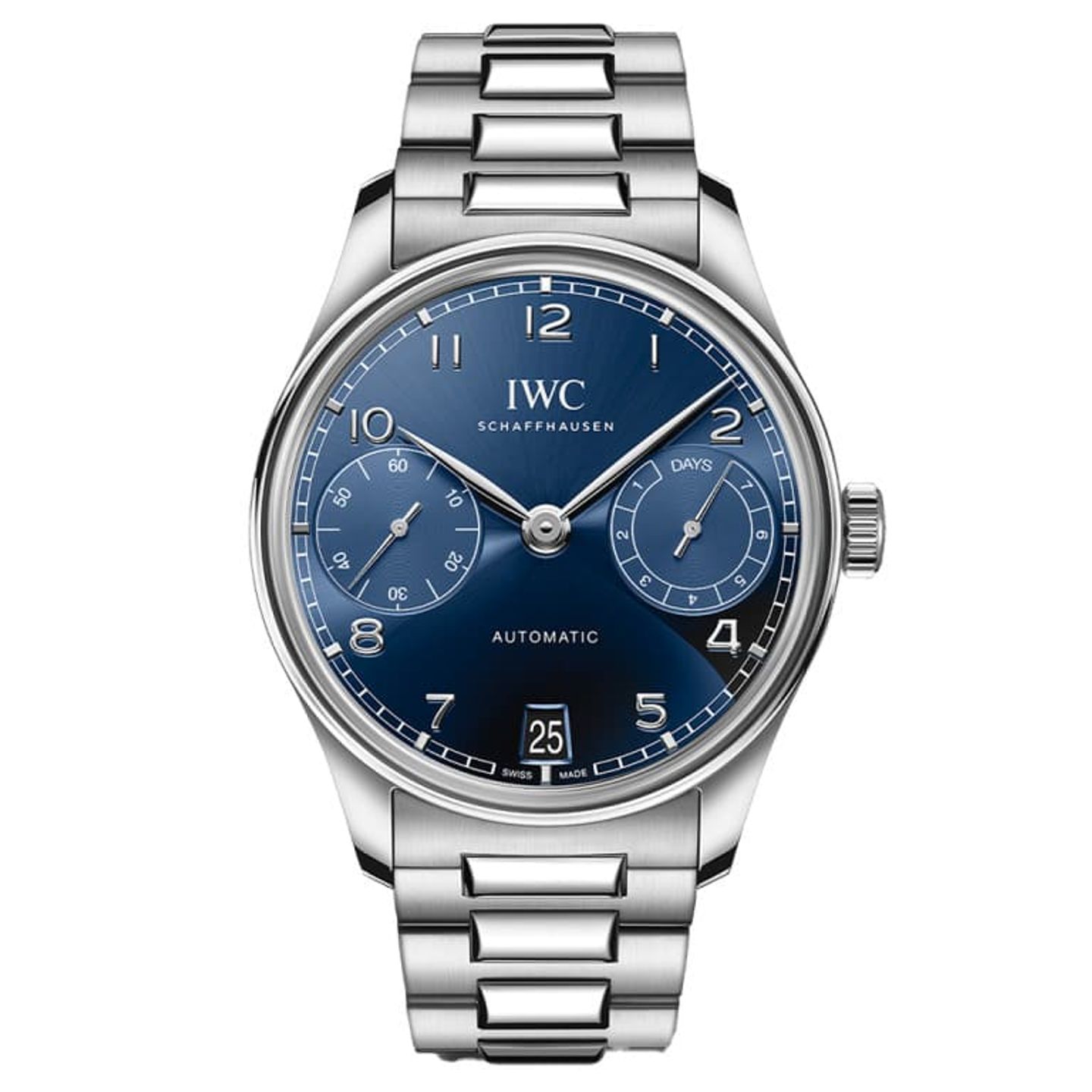 IWC Portuguese Automatic IW501704 (2024) - Blauw wijzerplaat 42mm Staal (1/1)