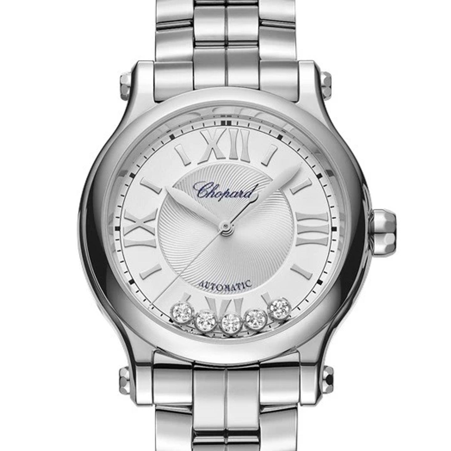 Chopard Happy Sport 278608-3002 (2024) - Silver dial 33 mm Steel case (2/3)