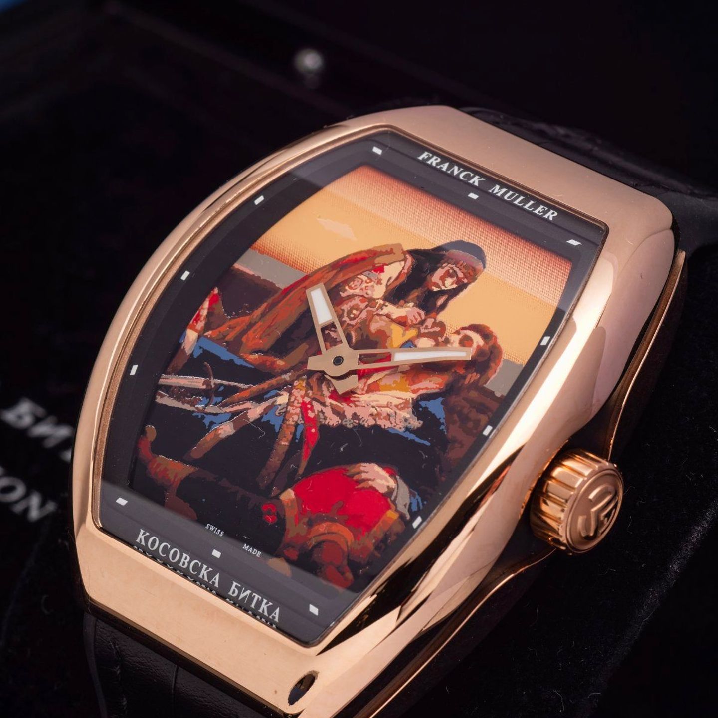 Franck Muller Vanguard V 43 SC SRD (2025) - Meerkleurig wijzerplaat 43mm Roségoud (2/4)