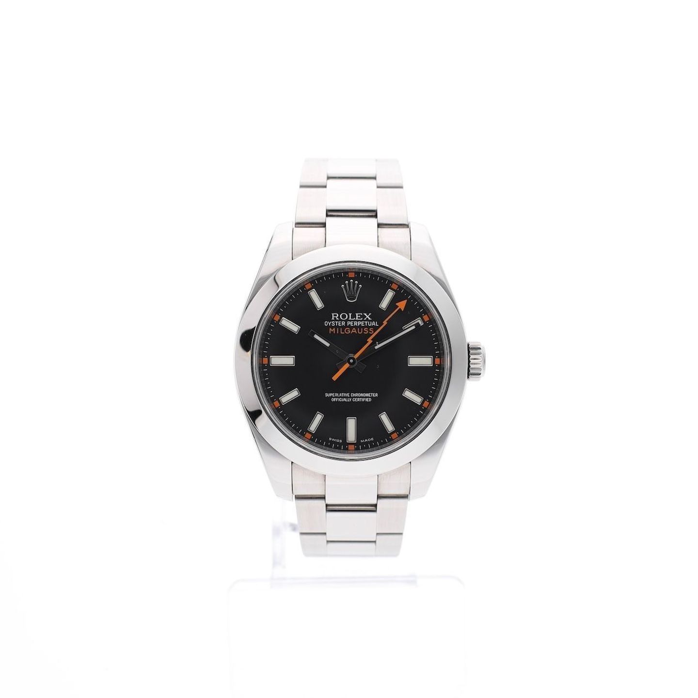 Rolex Milgauss 116400 (2008) - 40 mm Steel case (1/8)