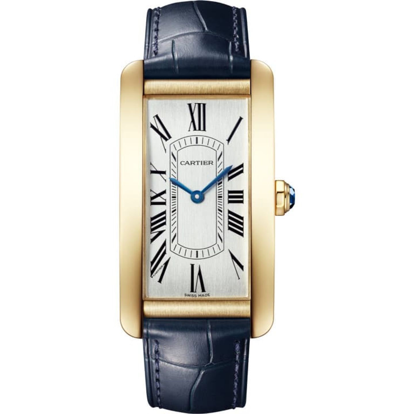 Cartier Tank Américaine WGTA0300 (2025) - Zilver wijzerplaat 24mm Geelgoud (1/1)