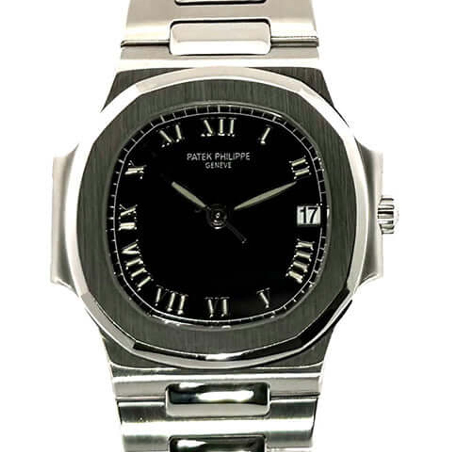 Patek Philippe Nautilus 3800/1A-XII (2001) - Blauw wijzerplaat 38mm Staal (1/8)