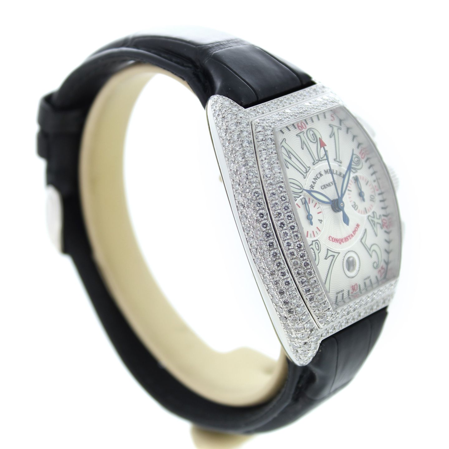 Franck Muller Conquistador 8002 CCD (2009) - Wit wijzerplaat 48mm Witgoud (5/6)