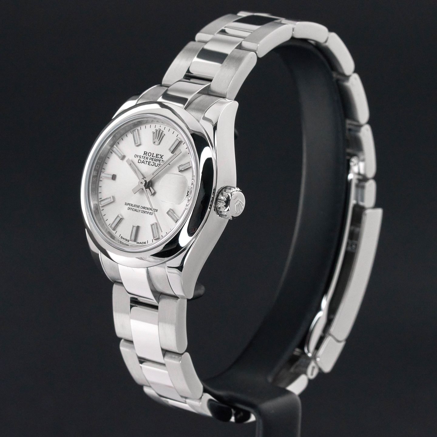 Rolex Lady-Datejust 279160 (2018) - Zilver wijzerplaat 28mm Staal (4/8)