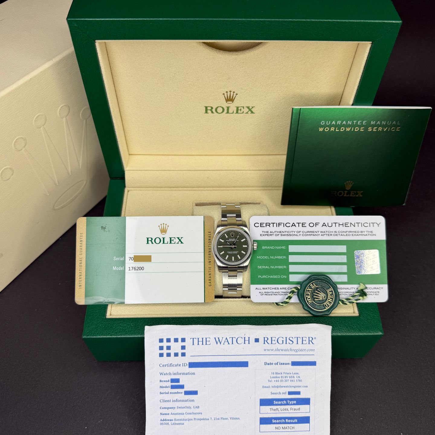 Rolex Oyster Perpetual 26 176200 - (3/8)