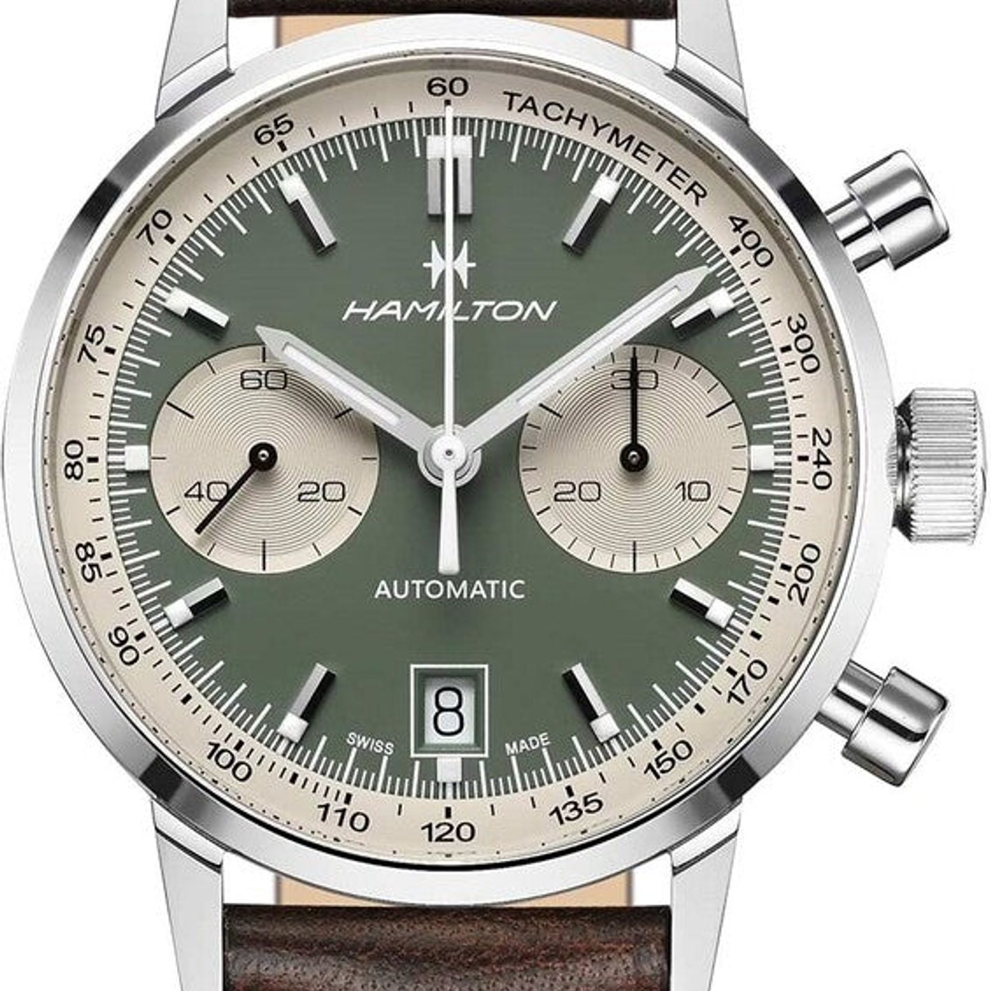 Hamilton Intra-Matic H38416560 (2025) - Green dial 40 mm Steel case (1/1)