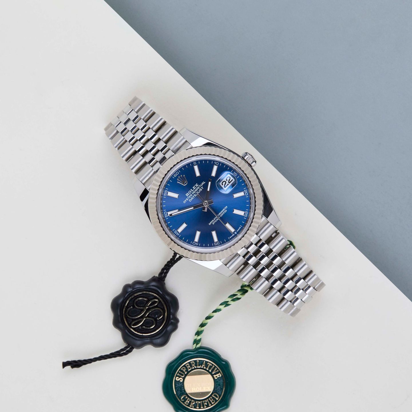 Rolex Datejust 41 126334 (2025) - Blue dial 41 mm Steel case (2/8)