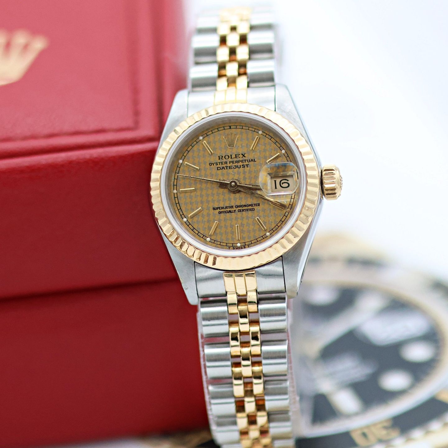 Rolex Lady-Datejust 69173 (Onbekend (willekeurig serienummer)) - 26mm Goud/Staal (8/8)