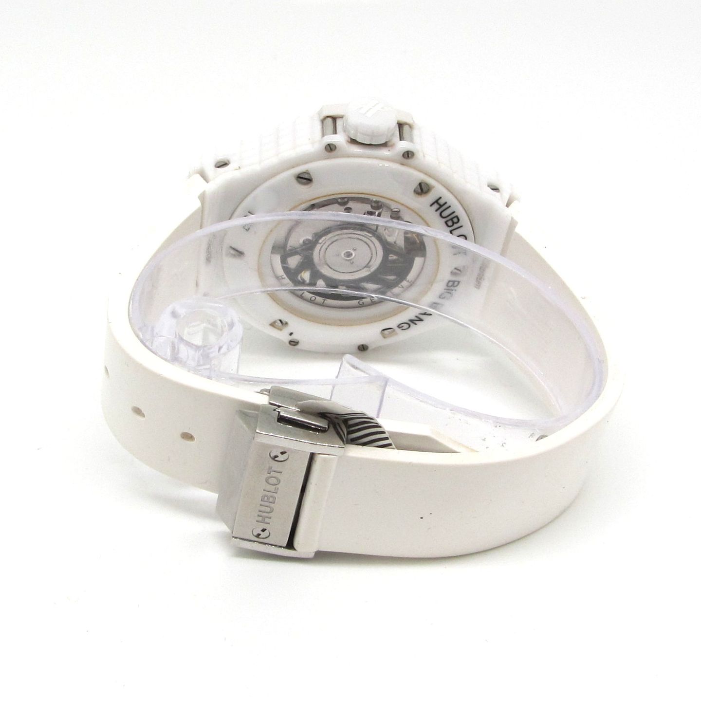 Hublot Big Bang Caviar 346.HX.2800.RW (Unknown (random serial)) - White dial 41 mm Ceramic case (3/6)