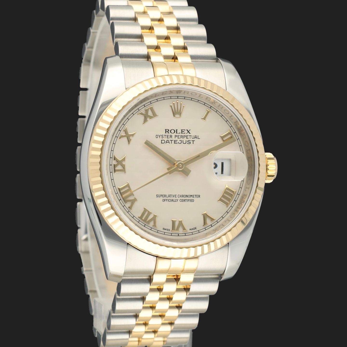 Rolex Datejust 36 116233 (2010) - 36mm Goud/Staal (4/8)