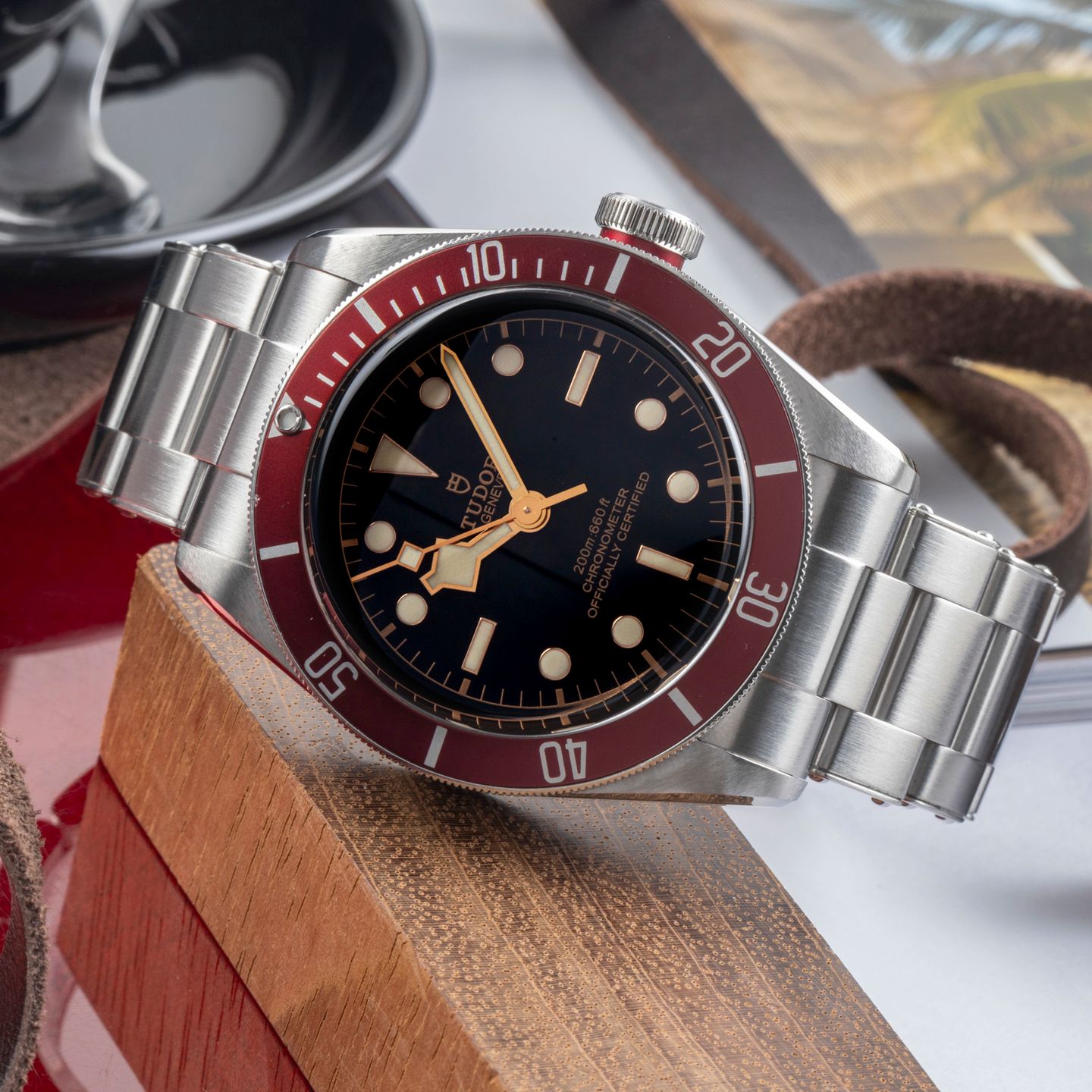 Tudor Black Bay 79230R (Onbekend (willekeurig serienummer)) - Zwart wijzerplaat 41mm Staal (2/8)