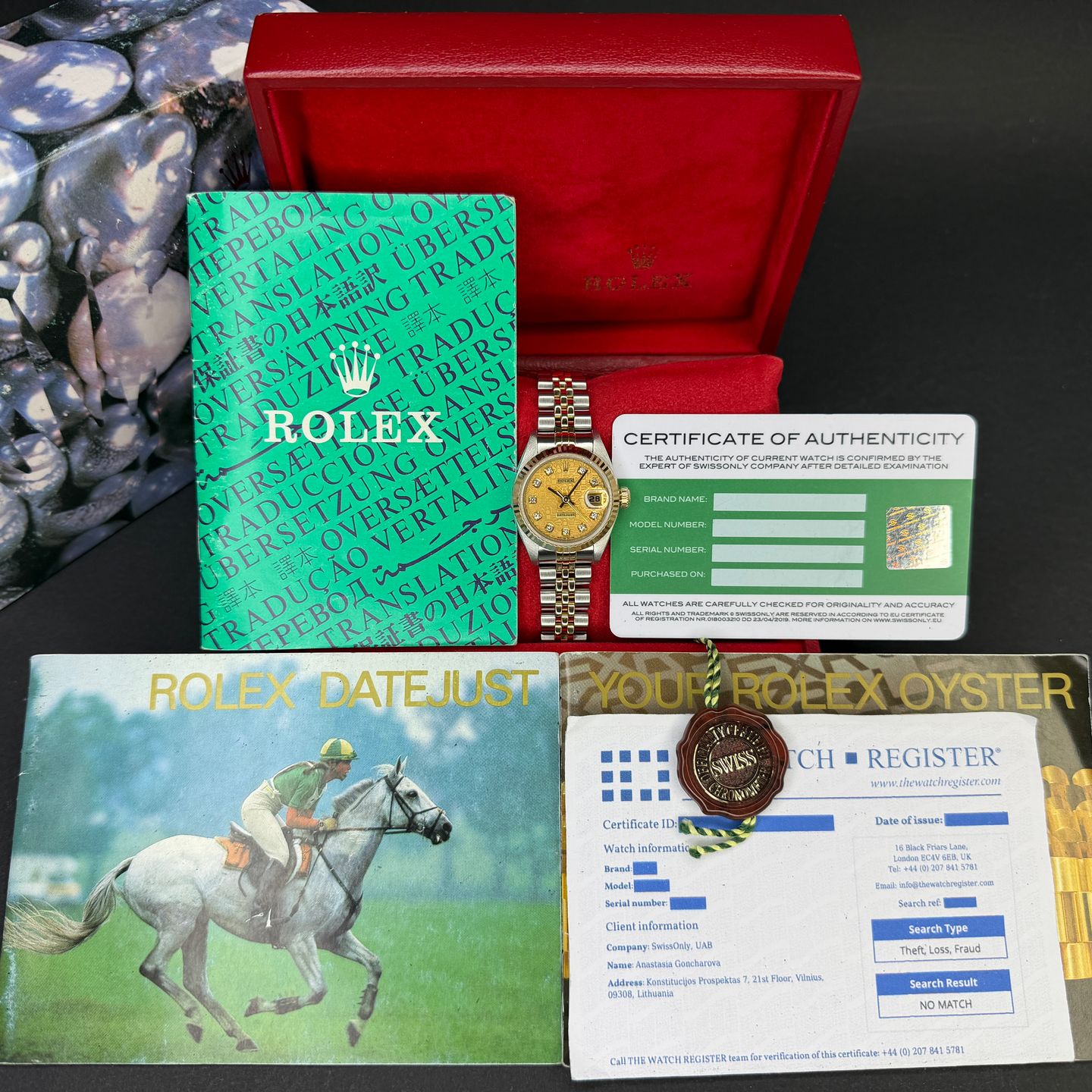 Rolex Lady-Datejust 79173 (1999) - Champagne wijzerplaat 26mm Goud/Staal (3/8)