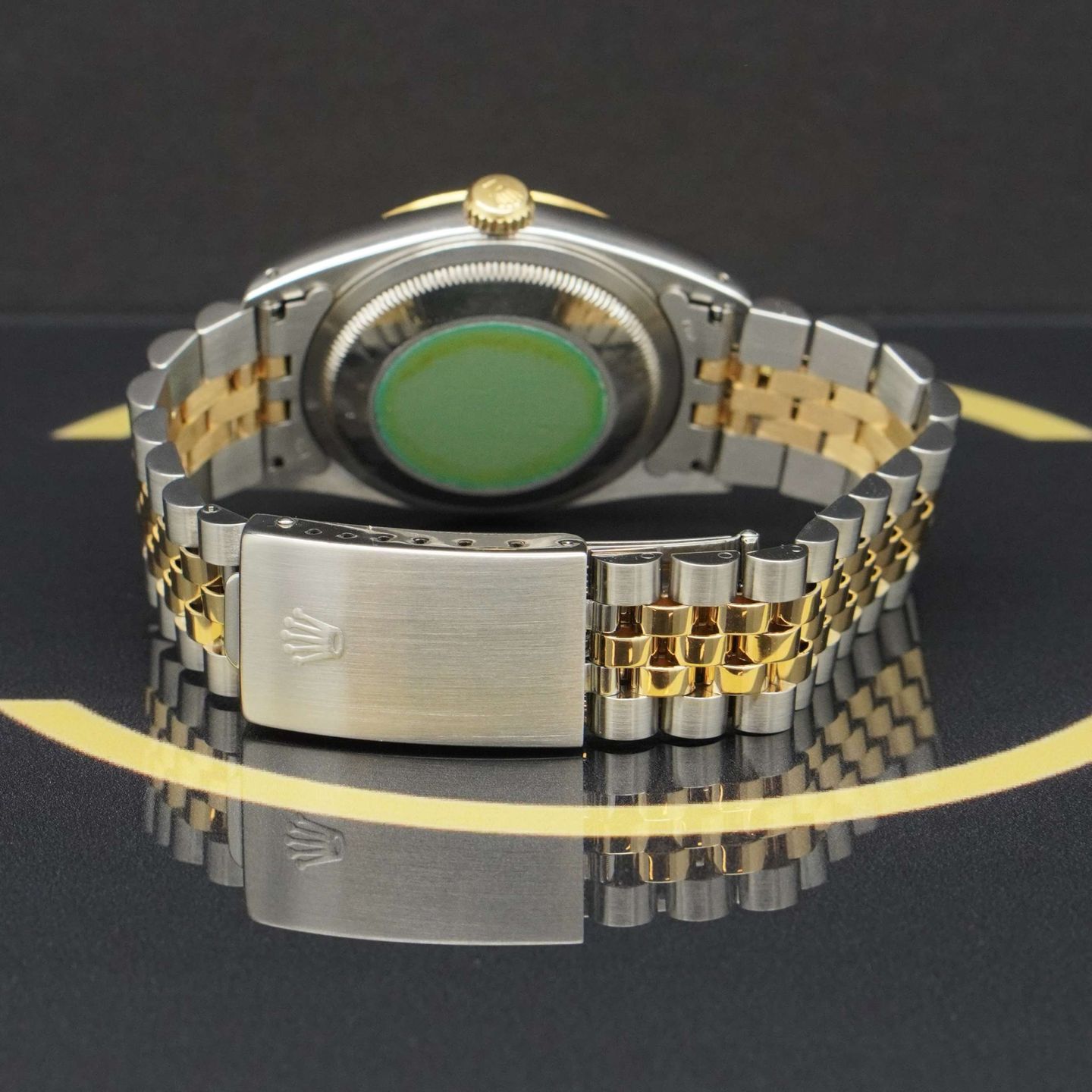Rolex Datejust 36 16233 (1991) - Black dial 36 mm Gold/Steel case (7/7)