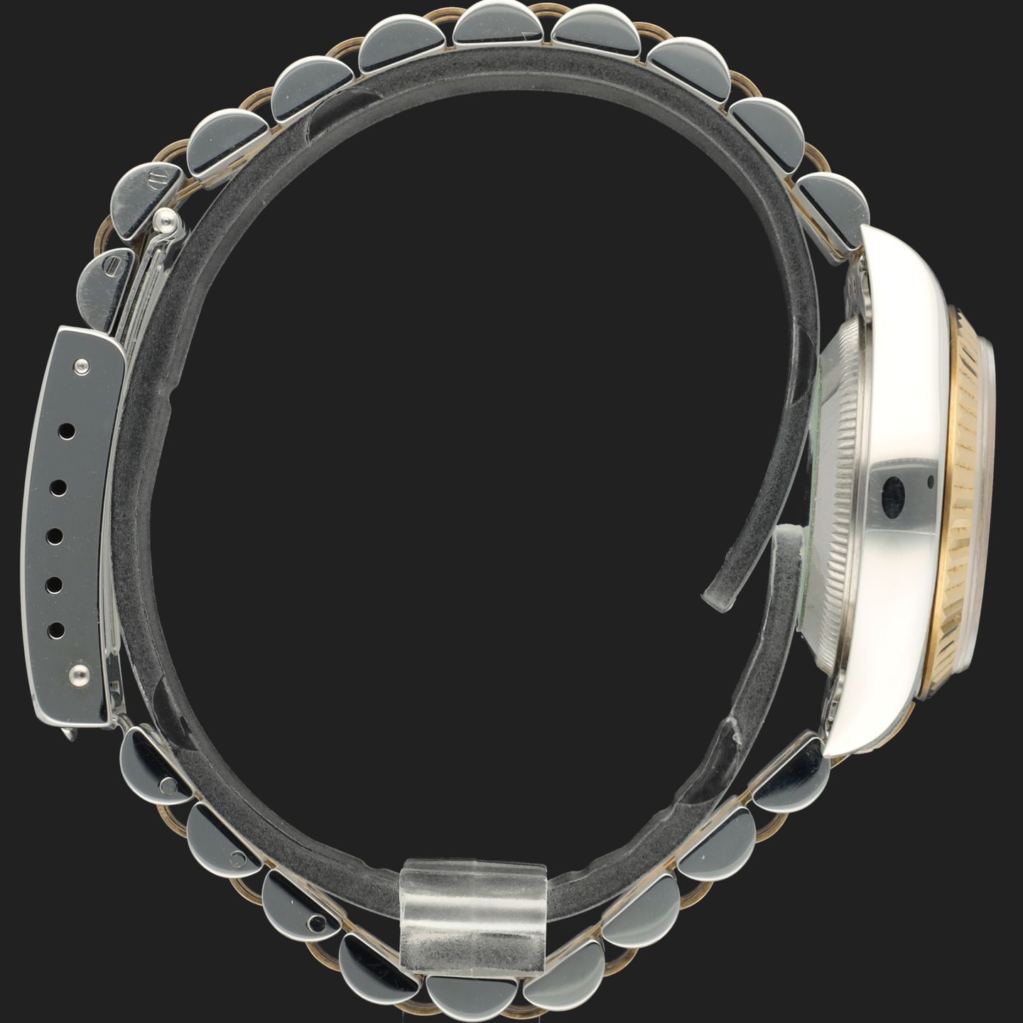 Rolex Lady-Datejust 69173 (1997) - Champagne dial 26 mm Gold/Steel case (5/8)