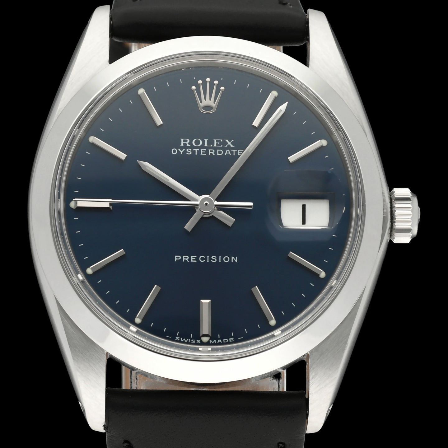 Rolex Oyster Precision 6694 (1969) - Blue dial 34 mm Steel case (1/7)