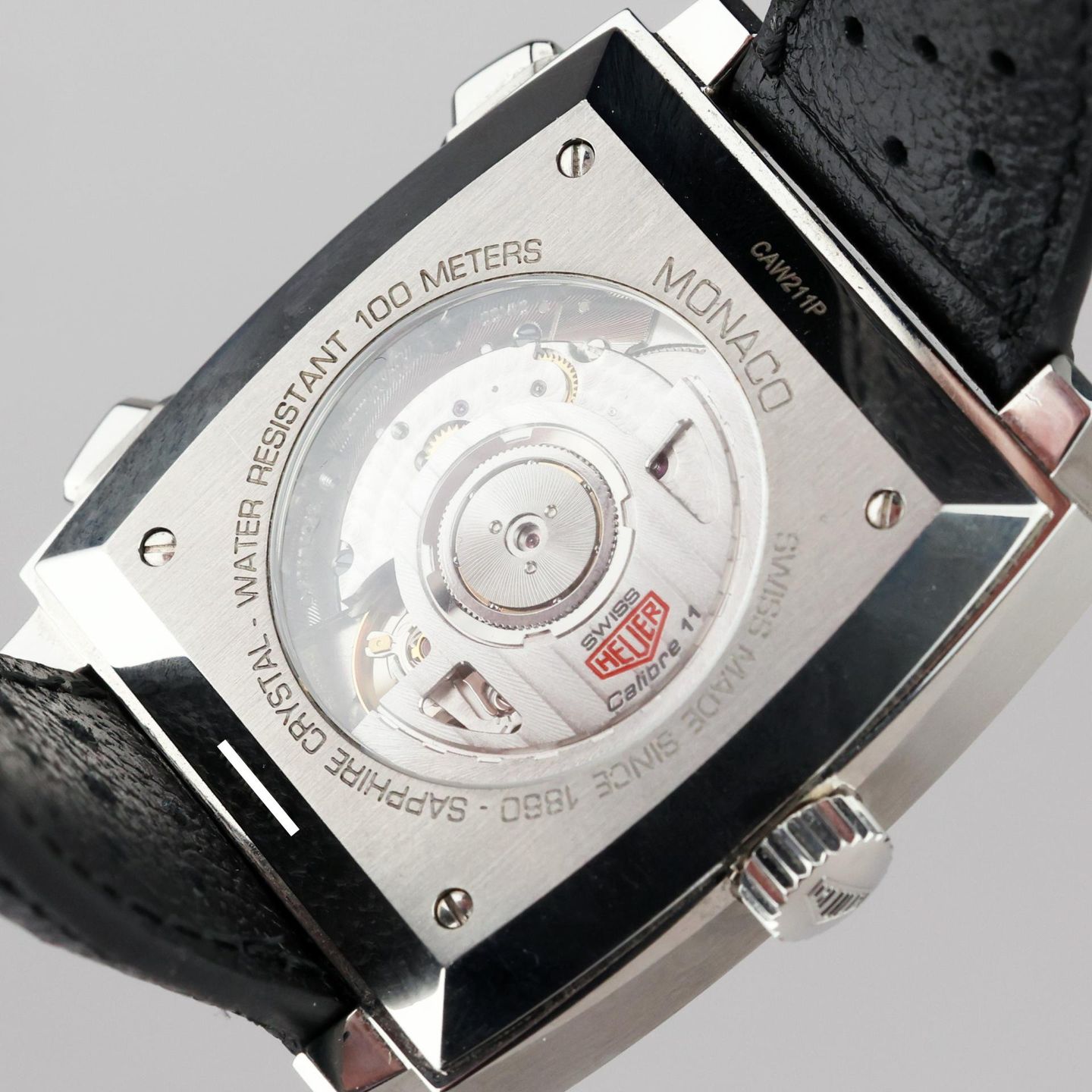 TAG Heuer Monaco Calibre 11 CAW211P (2025) - Blauw wijzerplaat 39mm Staal (8/8)