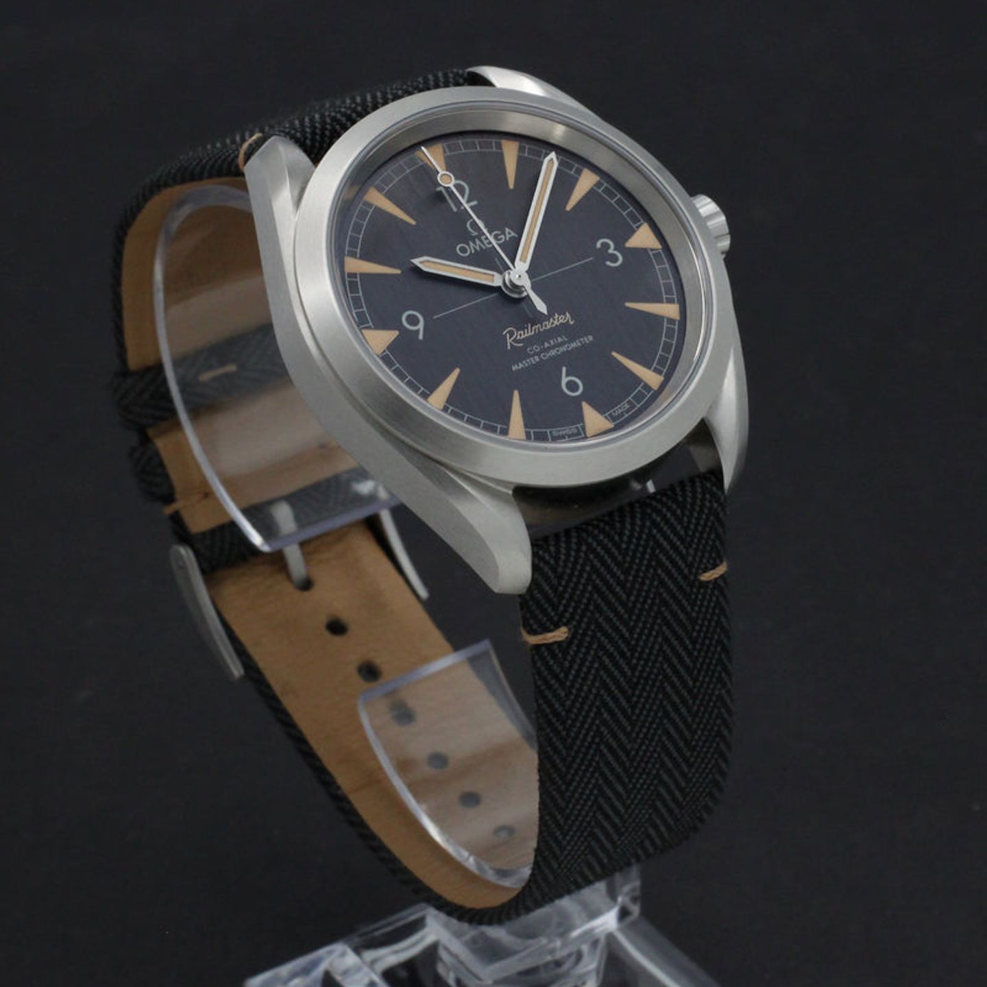 Omega Seamaster Railmaster 220.12.40.20.01.001 (2023) - Zwart wijzerplaat 40mm Staal (6/7)