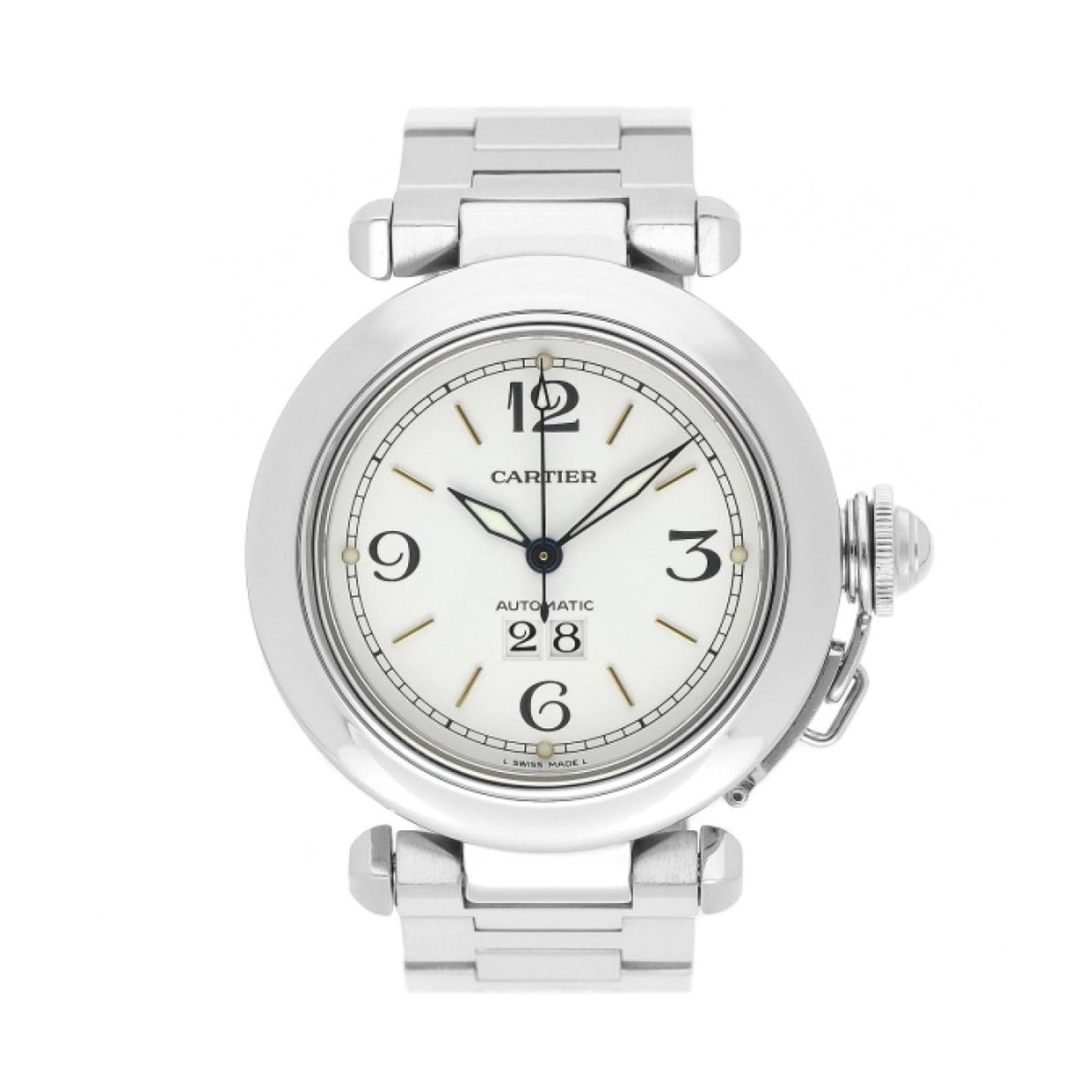 Cartier Pasha C 2475 (Unknown (random serial)) - 35 mm Steel case (1/4)