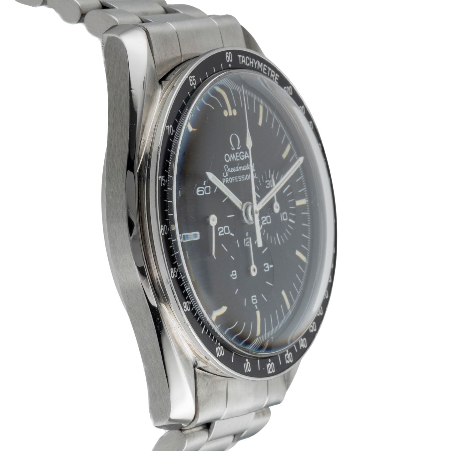 Omega Speedmaster Professional Moonwatch DA 145.0022 (Unknown (random serial)) - Black dial 42 mm Steel case (7/8)