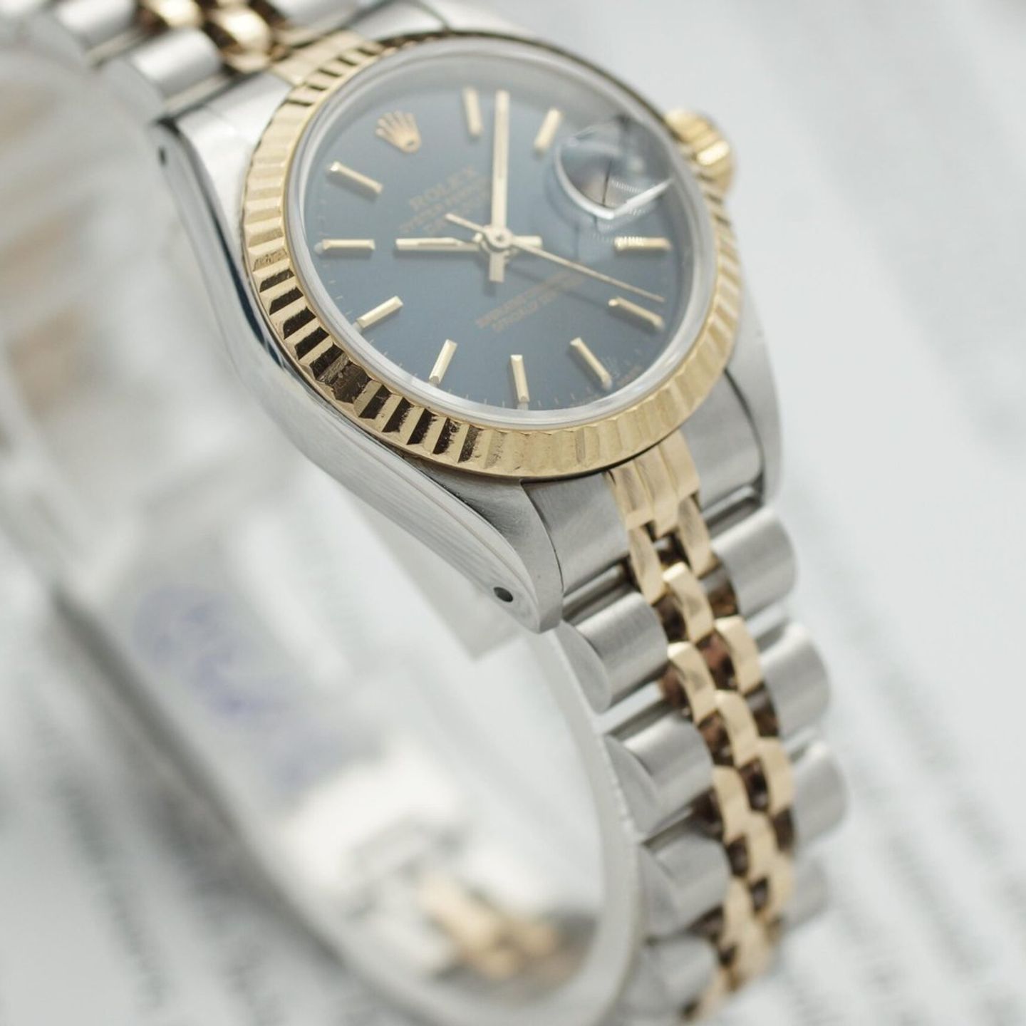 Rolex Lady-Datejust 69173 (1990) - 26mm Goud/Staal (7/8)