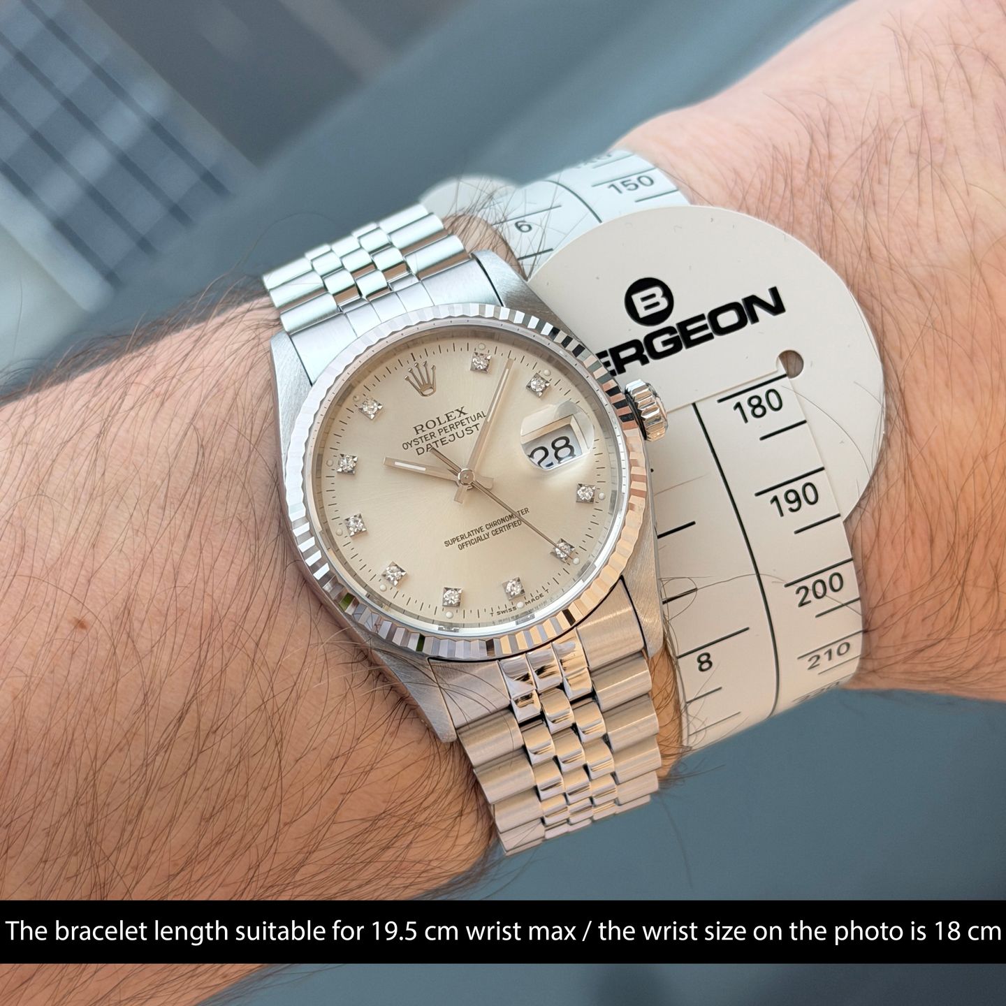 Rolex Datejust 36 16234 (1993) - 36 mm Steel case (2/8)