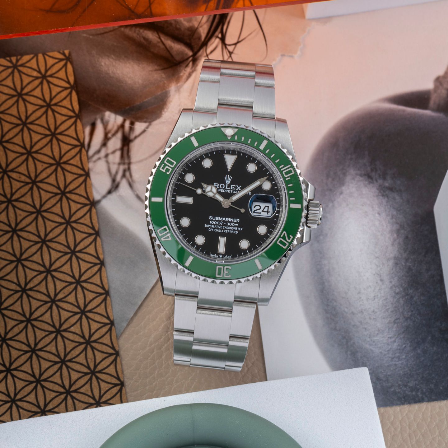 Rolex Submariner Date 126610LV (Onbekend (willekeurig serienummer)) - Zwart wijzerplaat 41mm Staal (1/8)