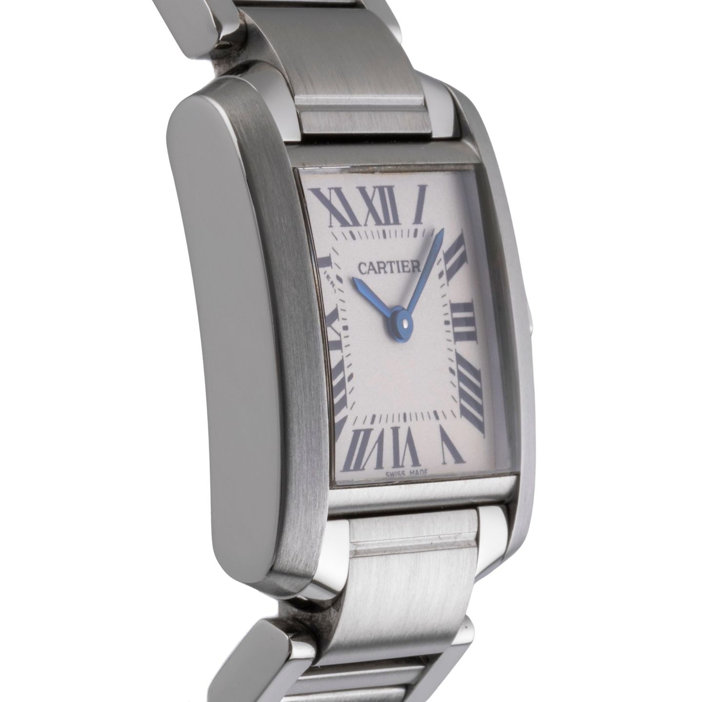 Cartier Tank Française SM W51008Q3 (2005) - 20 mm Steel case (7/8)