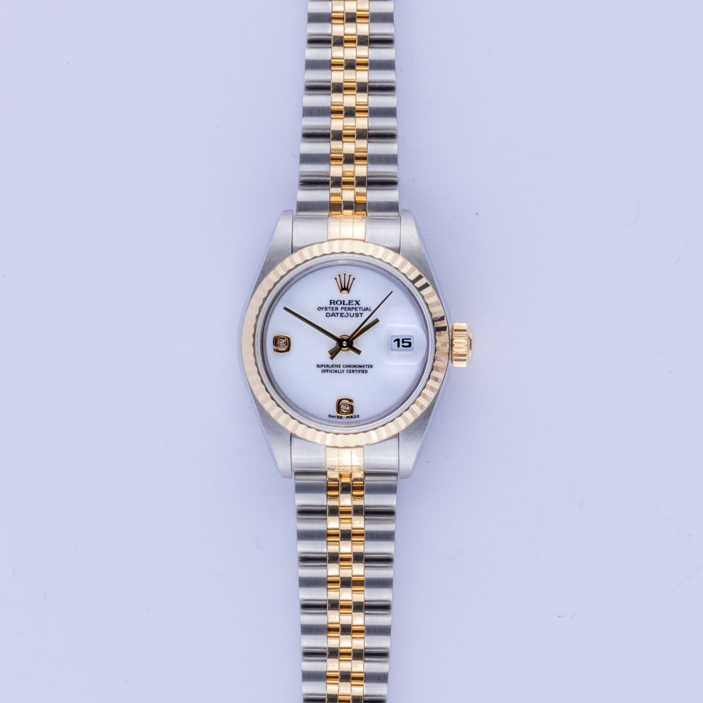Rolex Lady-Datejust 69173 (1993) - 26mm Goud/Staal (3/8)