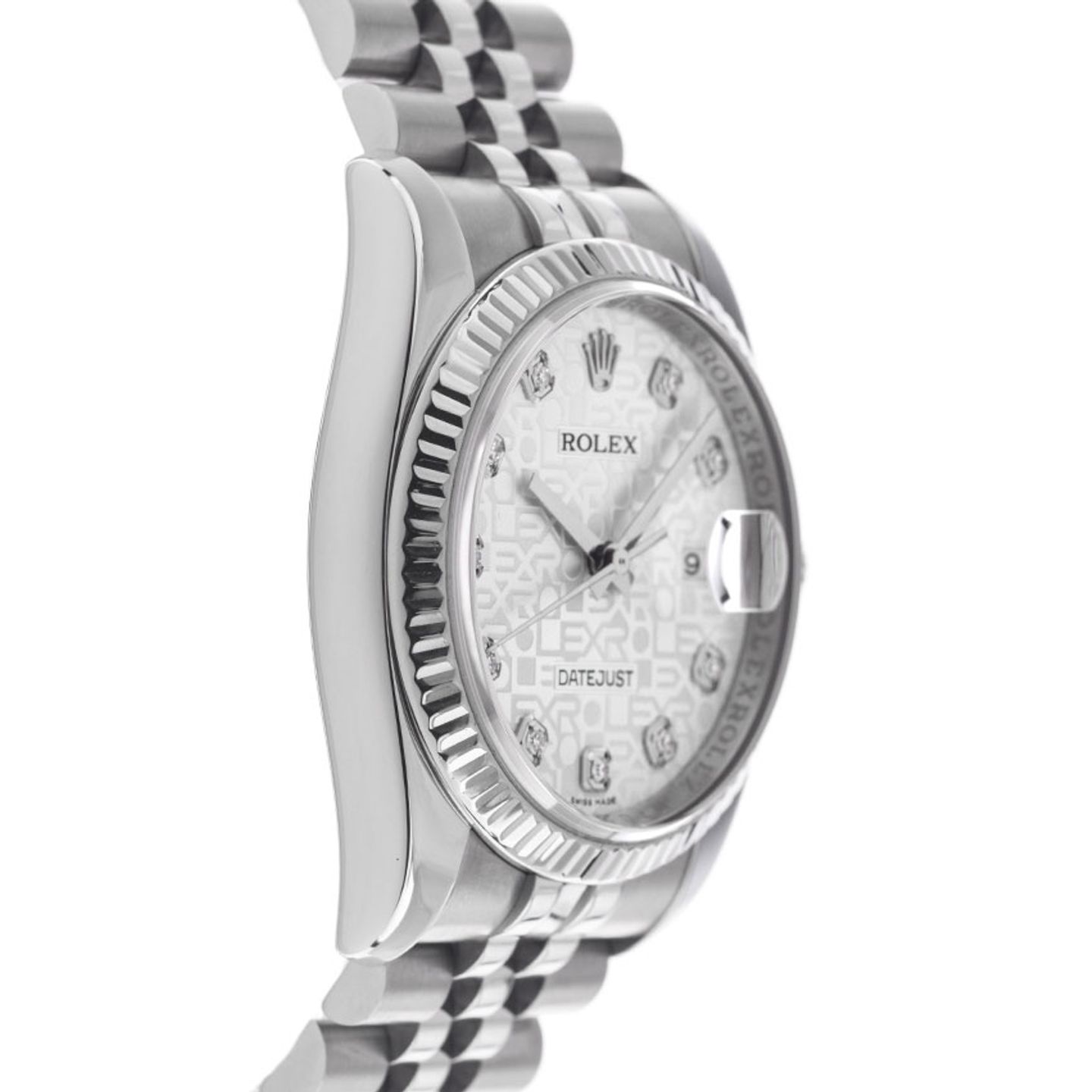 Rolex Datejust 36 116234 (2008) - Silver dial 36 mm Steel case (5/8)