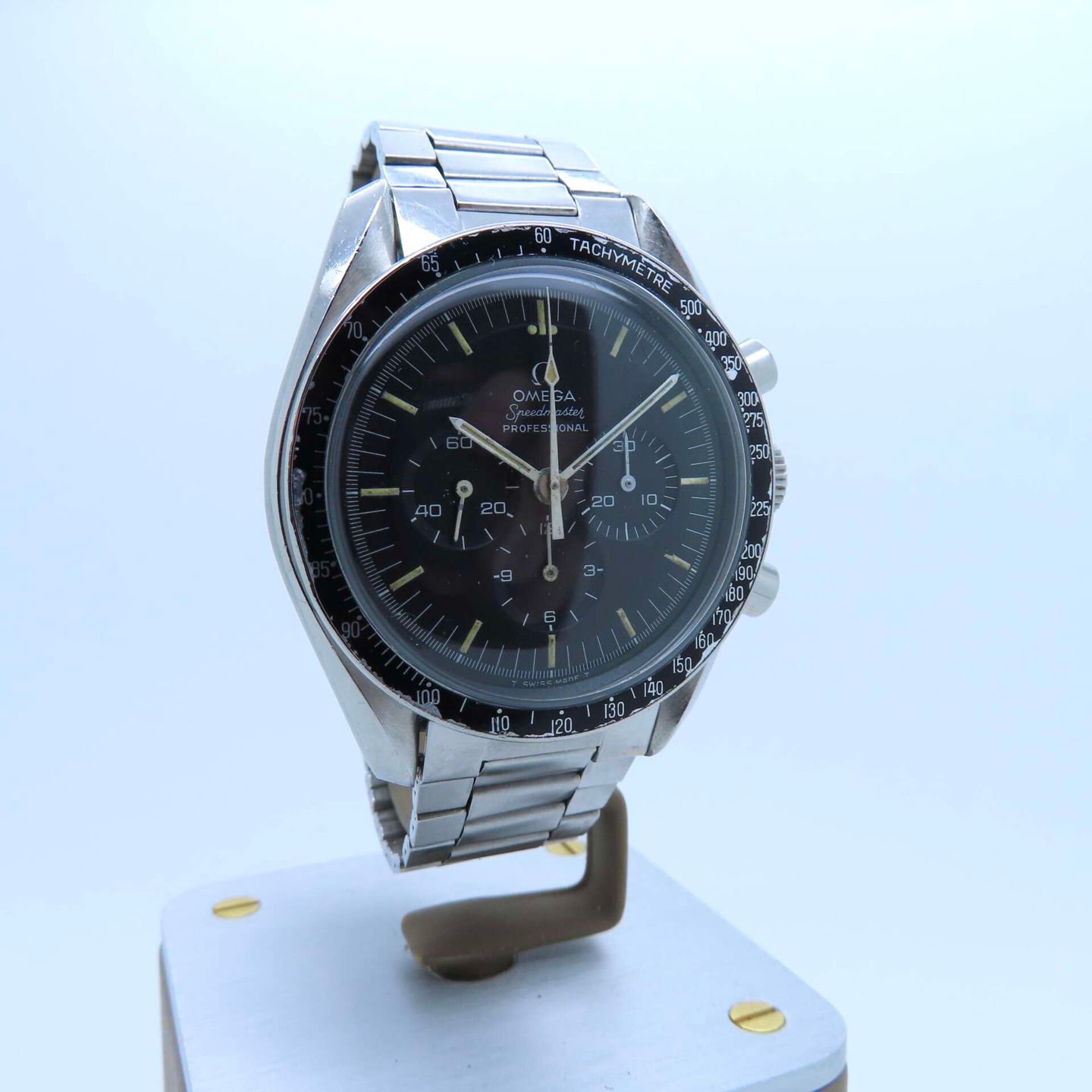 Omega Speedmaster Professional Moonwatch ST45.022 (1969) - Zwart wijzerplaat 42mm Staal (2/8)