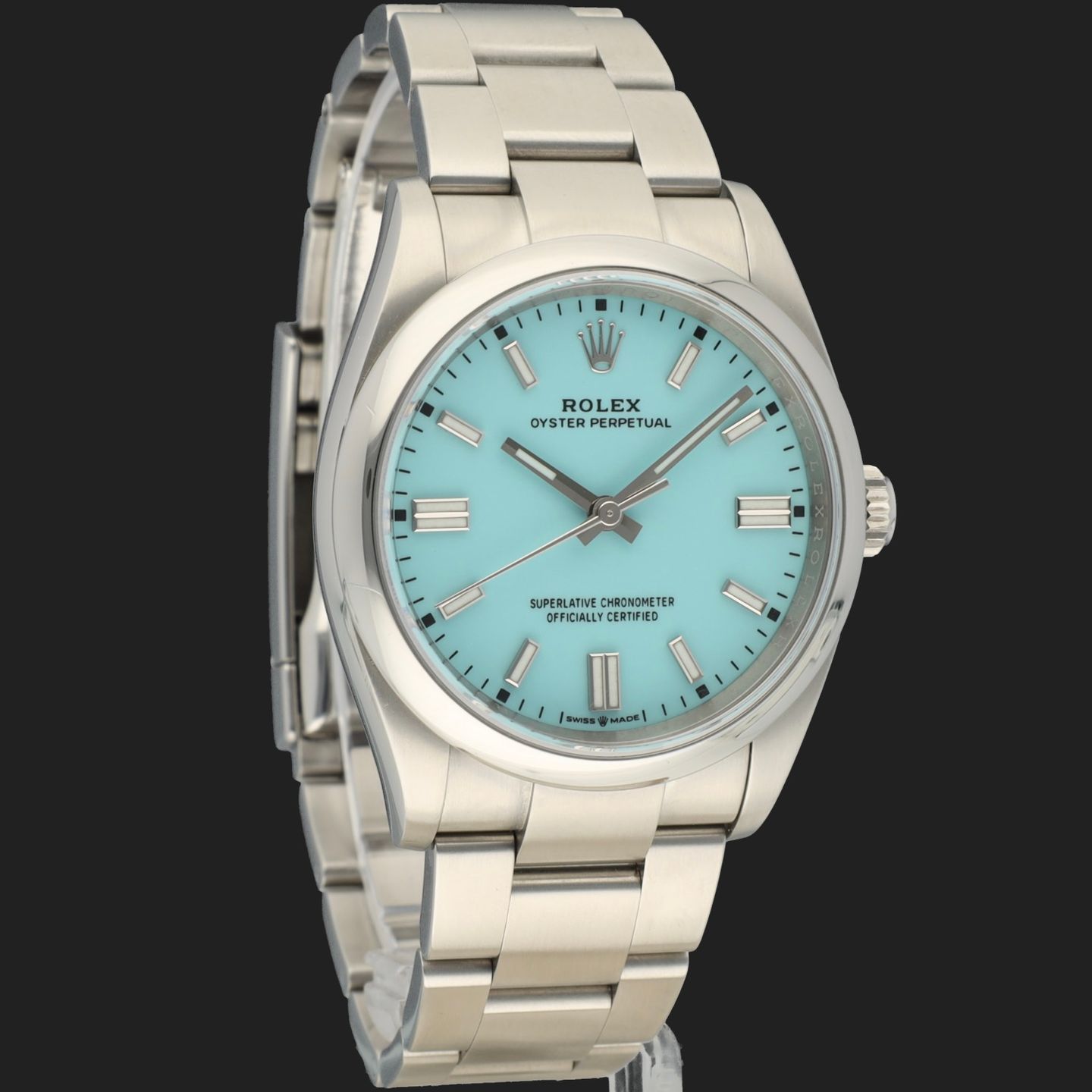 Rolex Oyster Perpetual 36 126000 (2023) - Blue dial 36 mm Steel case (4/8)