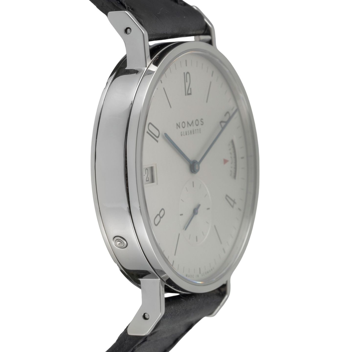 NOMOS Tangomat GMT 637 (Unknown (random serial)) - White dial 40 mm Steel case (7/8)