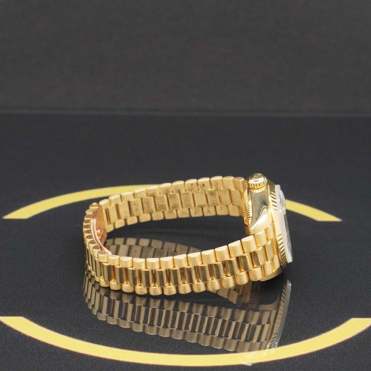 Rolex Lady-Datejust 69178 (1988) - Red dial 26 mm Yellow Gold case (5/6)