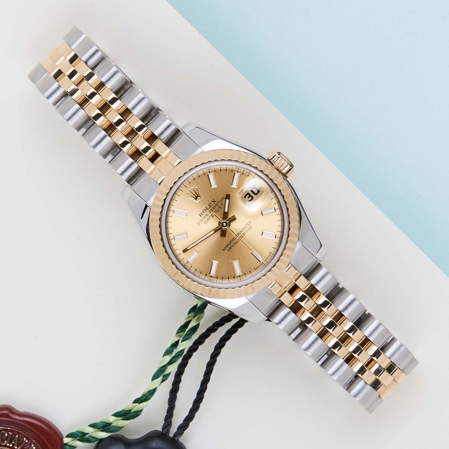Rolex Lady-Datejust 179173 (2005) - 26mm Goud/Staal (1/8)