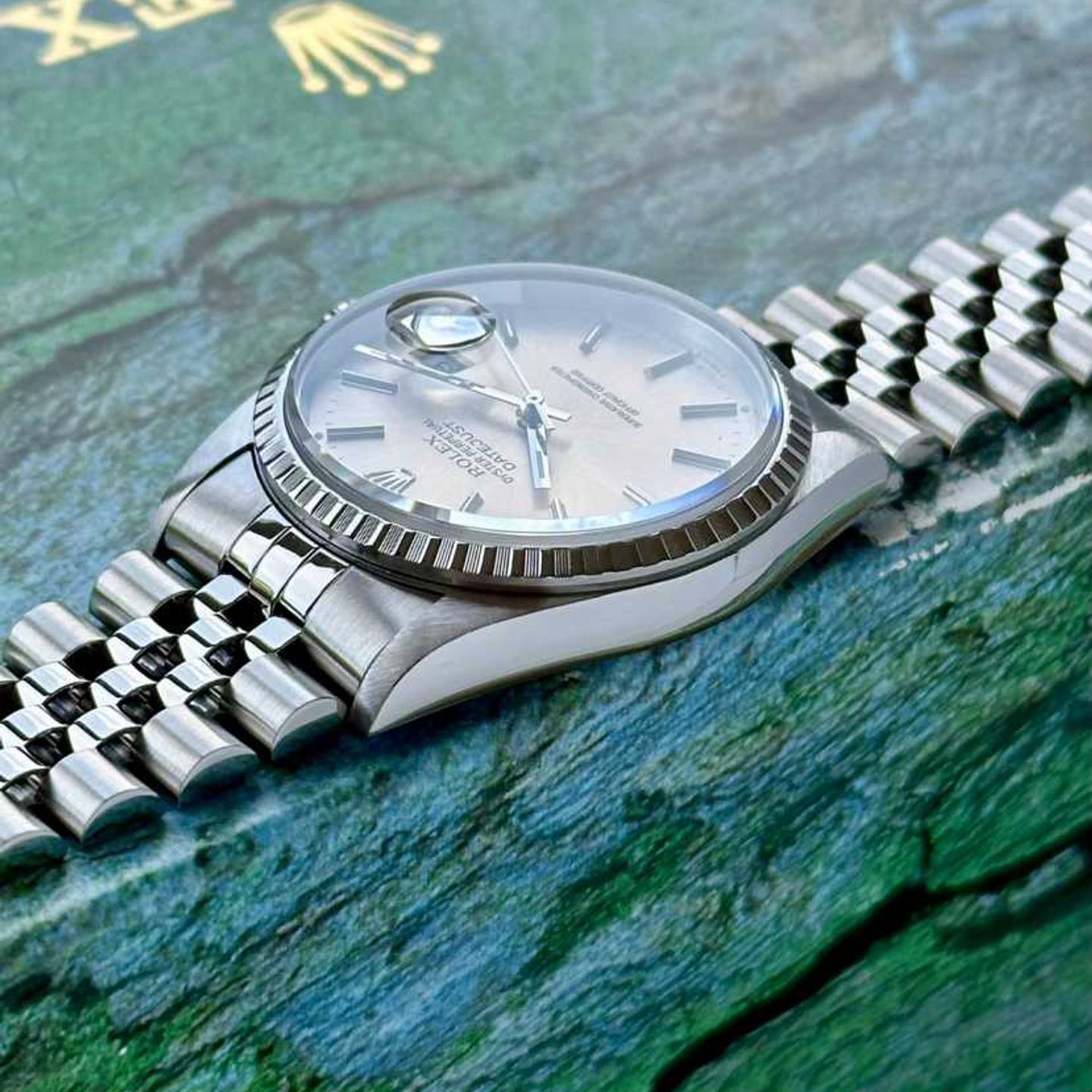Rolex Datejust 36 16220 (1999) - Silver dial 36 mm Steel case (8/8)