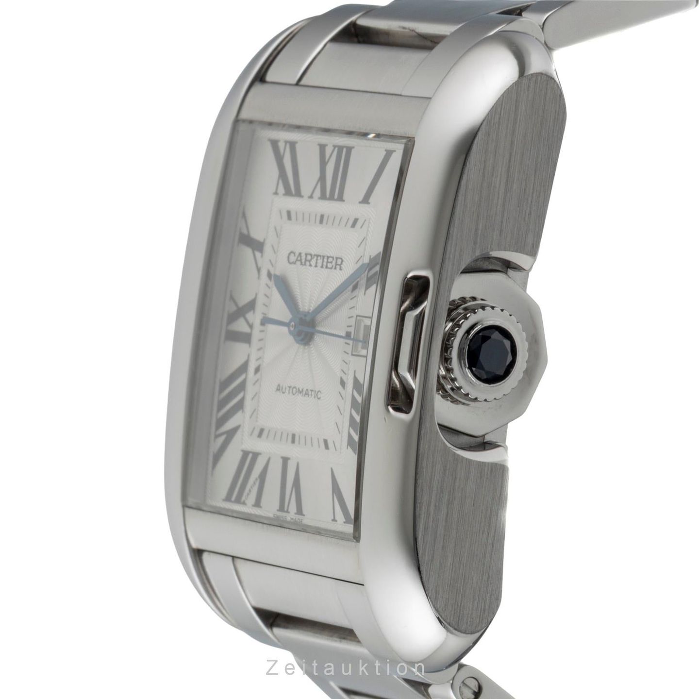 Cartier Tank Anglaise W5310009 (Onbekend (willekeurig serienummer)) - Zilver wijzerplaat 30mm Staal (5/8)
