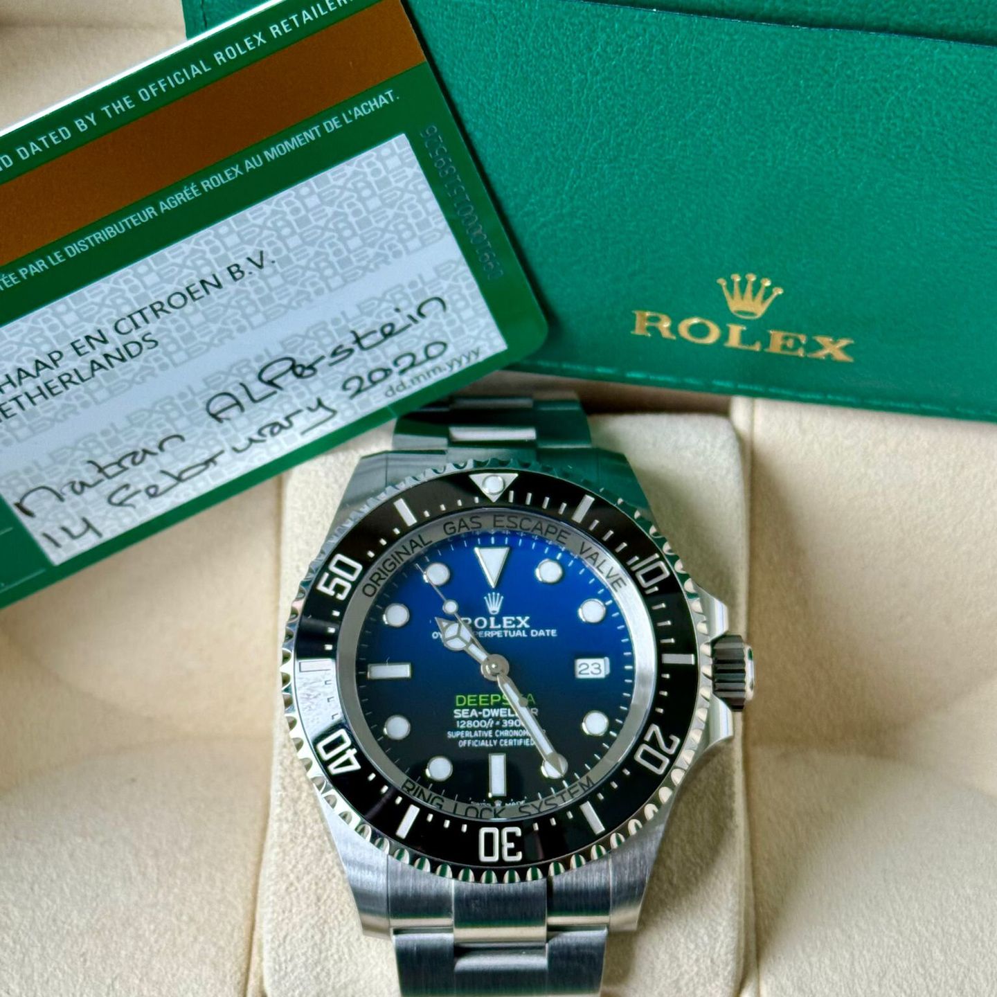 Rolex Sea-Dweller Deepsea 126660 (2020) - Blue dial 44 mm Steel case (7/7)