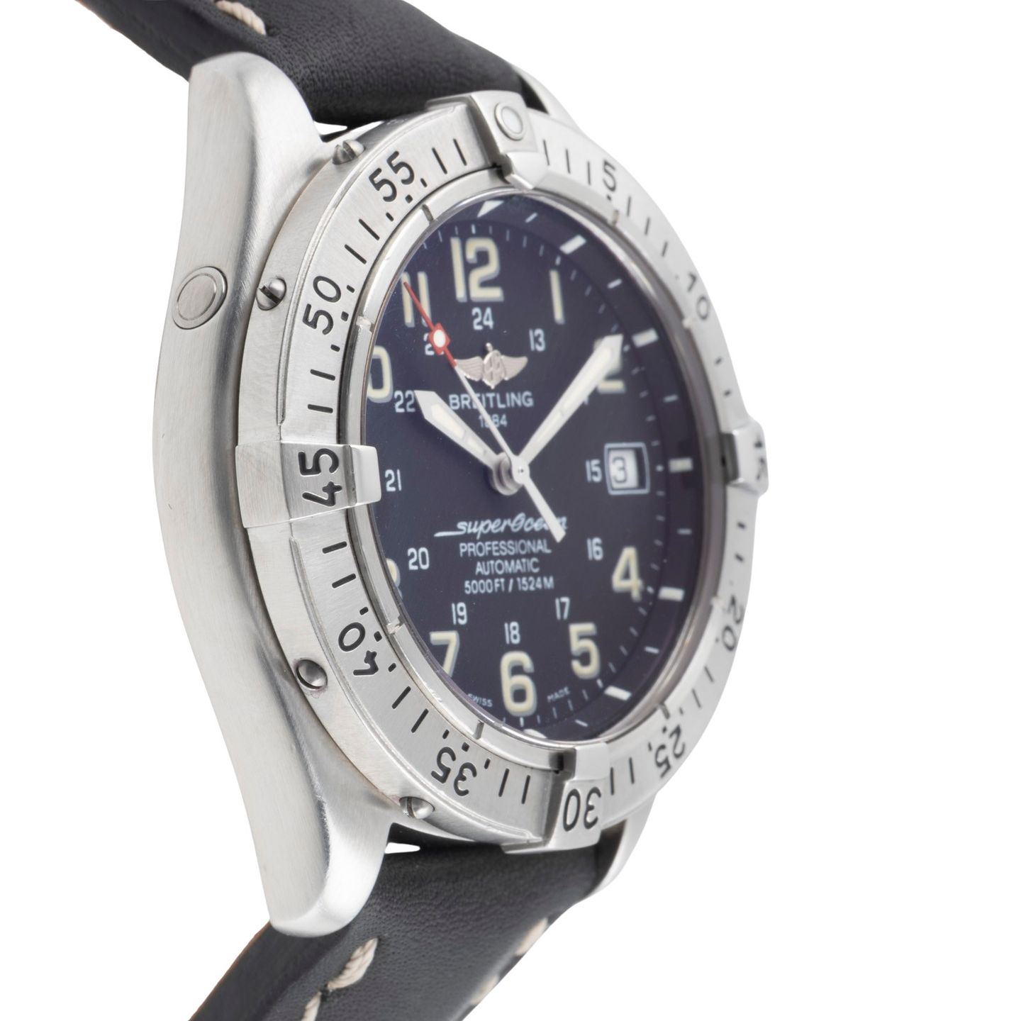Breitling Superocean A17345 (2000) - Black dial 41 mm Steel case (7/8)