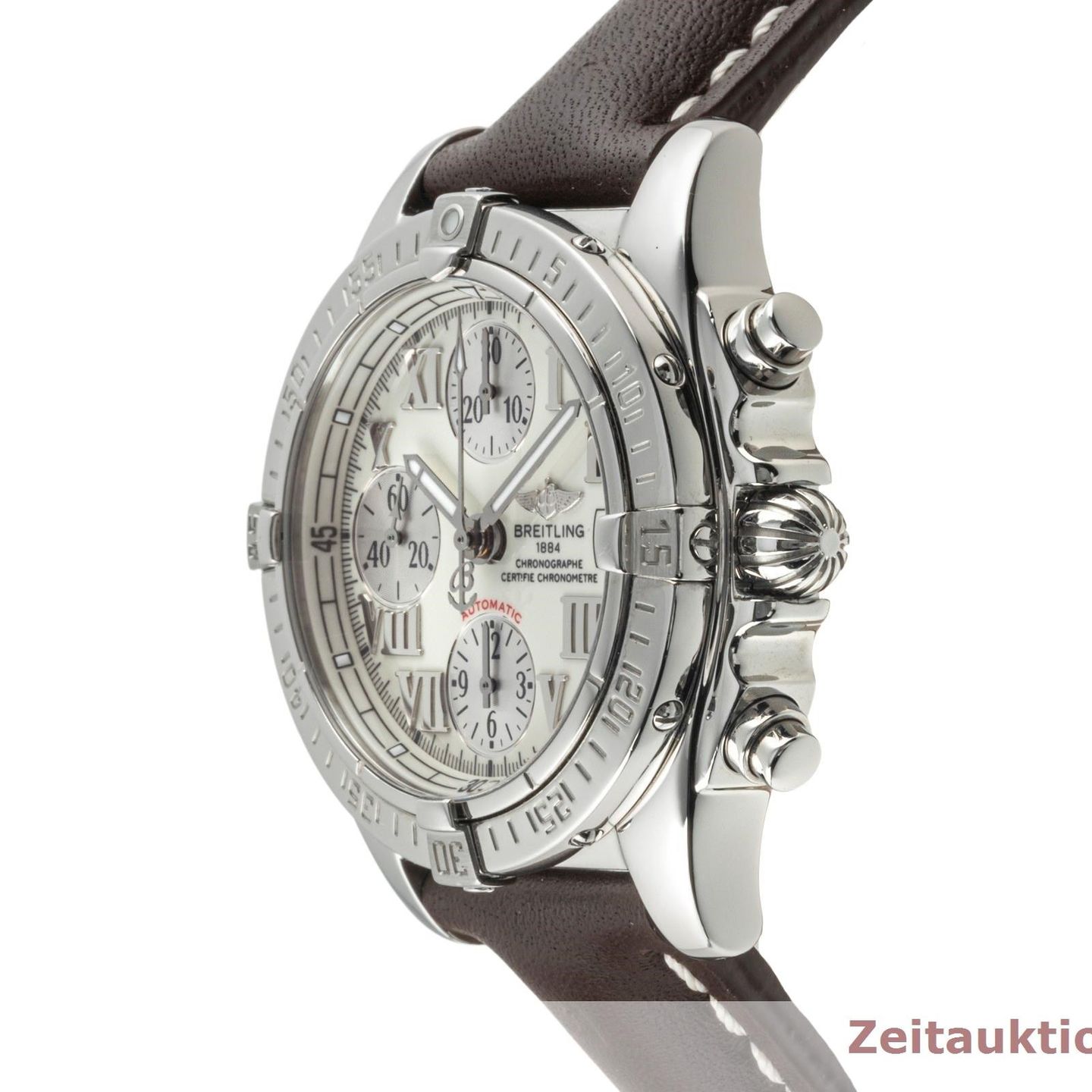 Breitling Chrono Cockpit A1335812A578 (Unknown (random serial)) - White dial 39 mm Steel case (7/8)