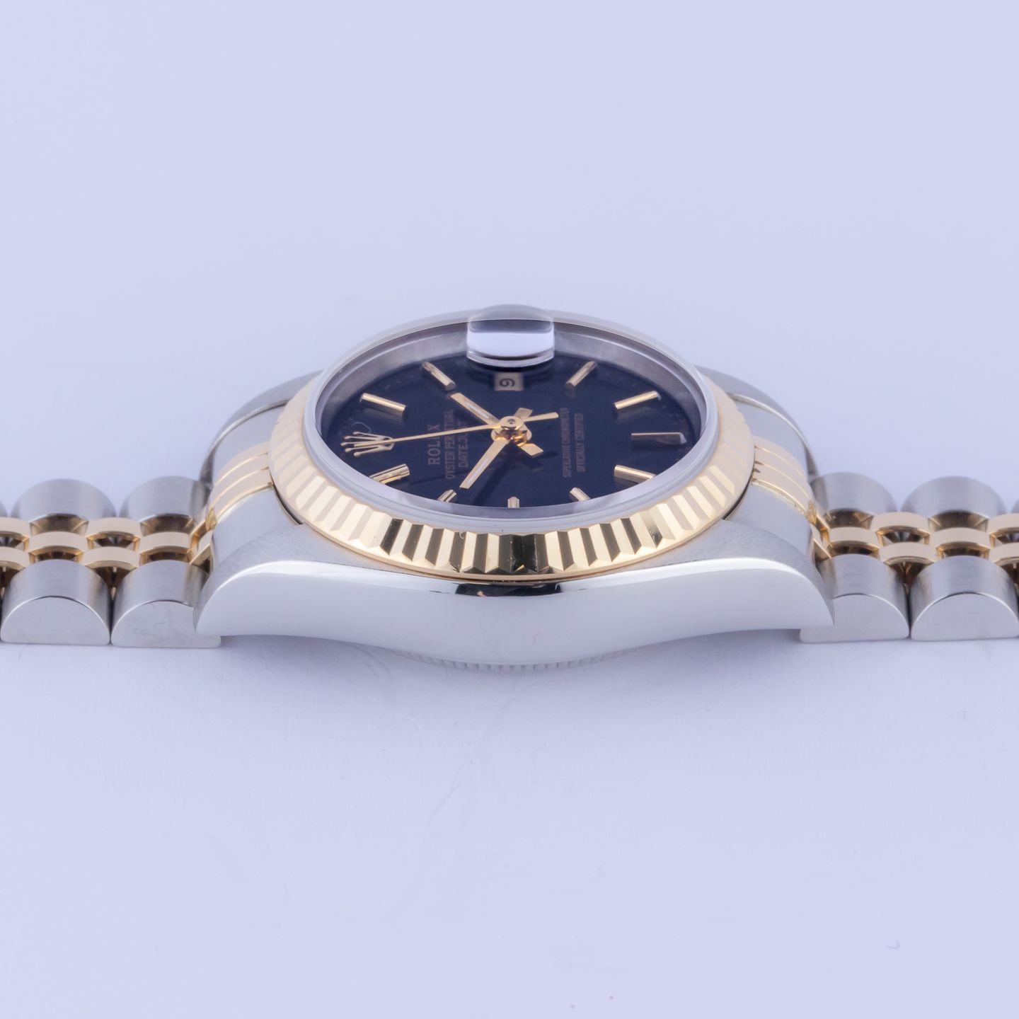 Rolex Lady-Datejust 69173 (1996) - Zwart wijzerplaat 26mm Goud/Staal (5/8)