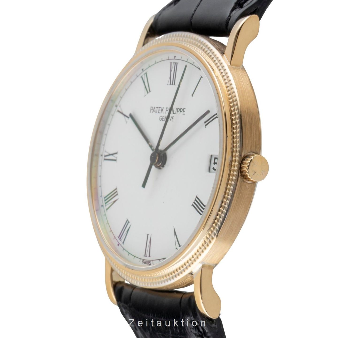 Patek Philippe Golden Ellipse 5738/1R-001 (1990) - Black dial 35 mm Rose Gold case (5/8)