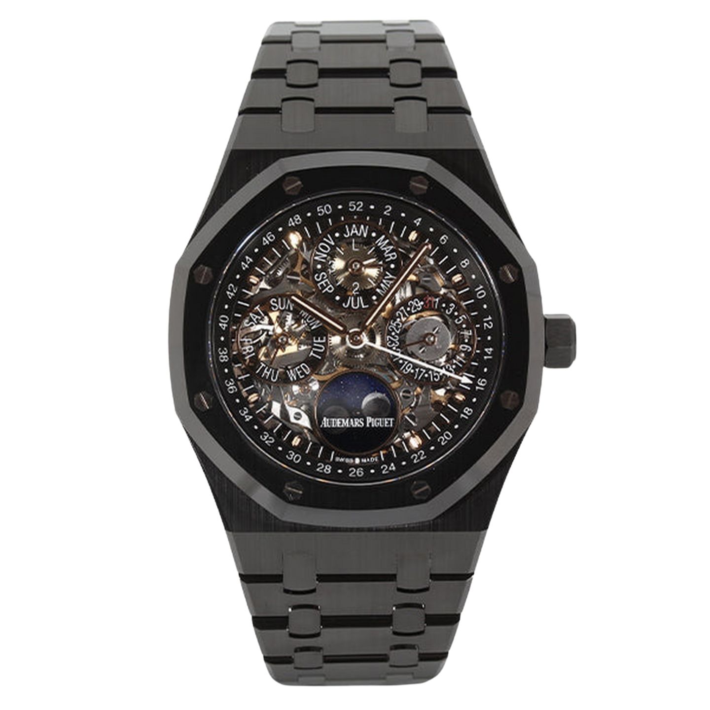 Audemars Piguet Royal Oak Perpetual Calendar 26585CE.OO.1225CE.01 (2024) - Transparant wijzerplaat 41mm Keramiek (1/1)