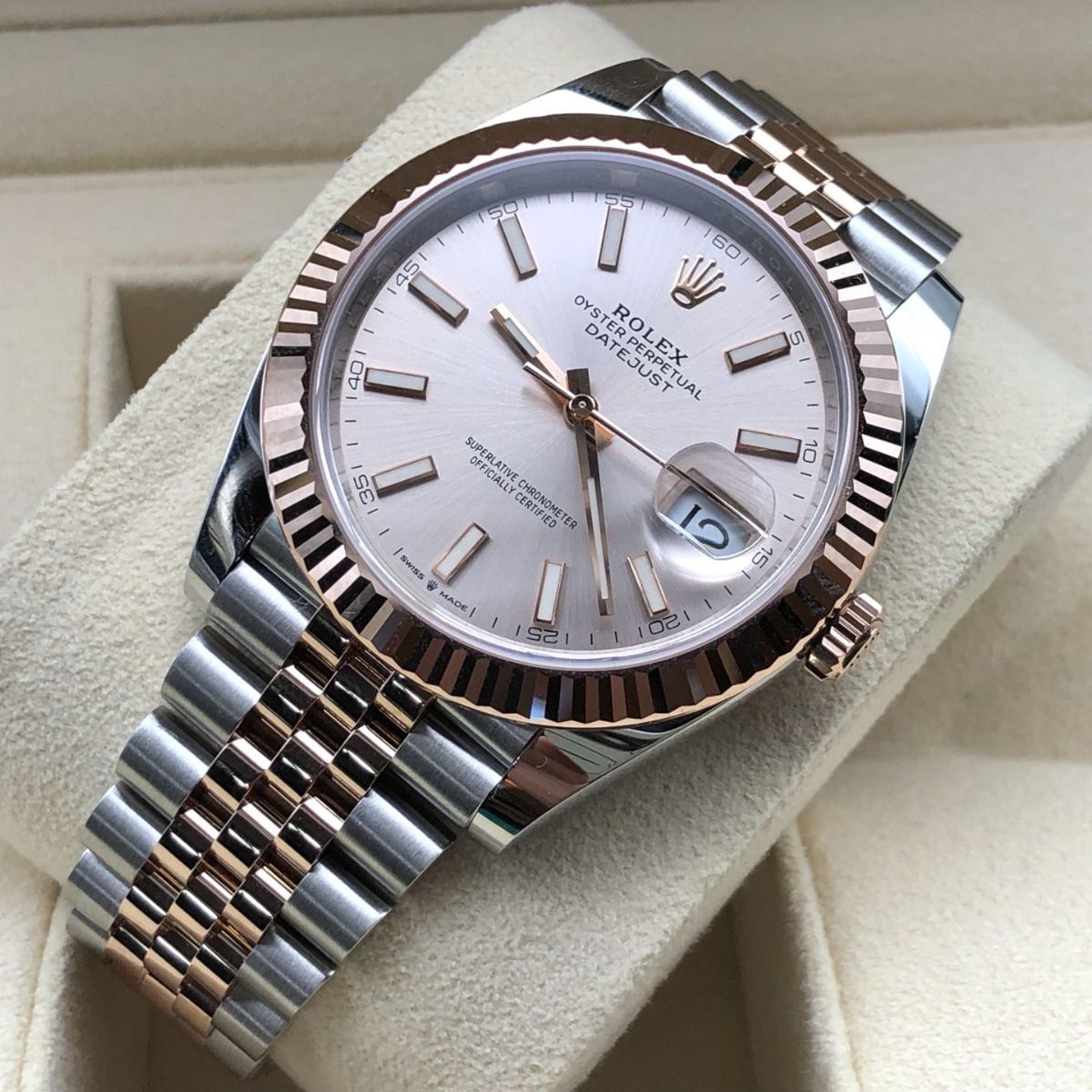 Rolex Datejust 41 126331 (2022) - Pink dial 41 mm Steel case (4/8)