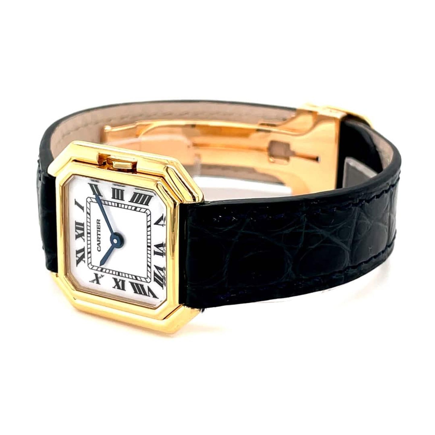 Cartier Unknown Unknown (Unknown (random serial)) - White dial 25 mm Yellow Gold case (5/8)