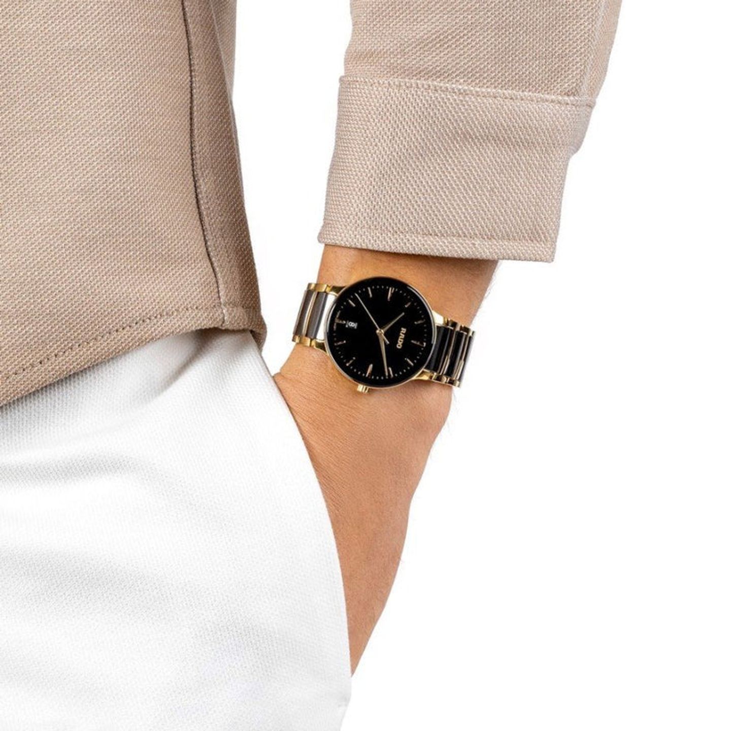 Rado Centrix R30022152 (2026) - Zwart wijzerplaat 40mm Staal (3/3)
