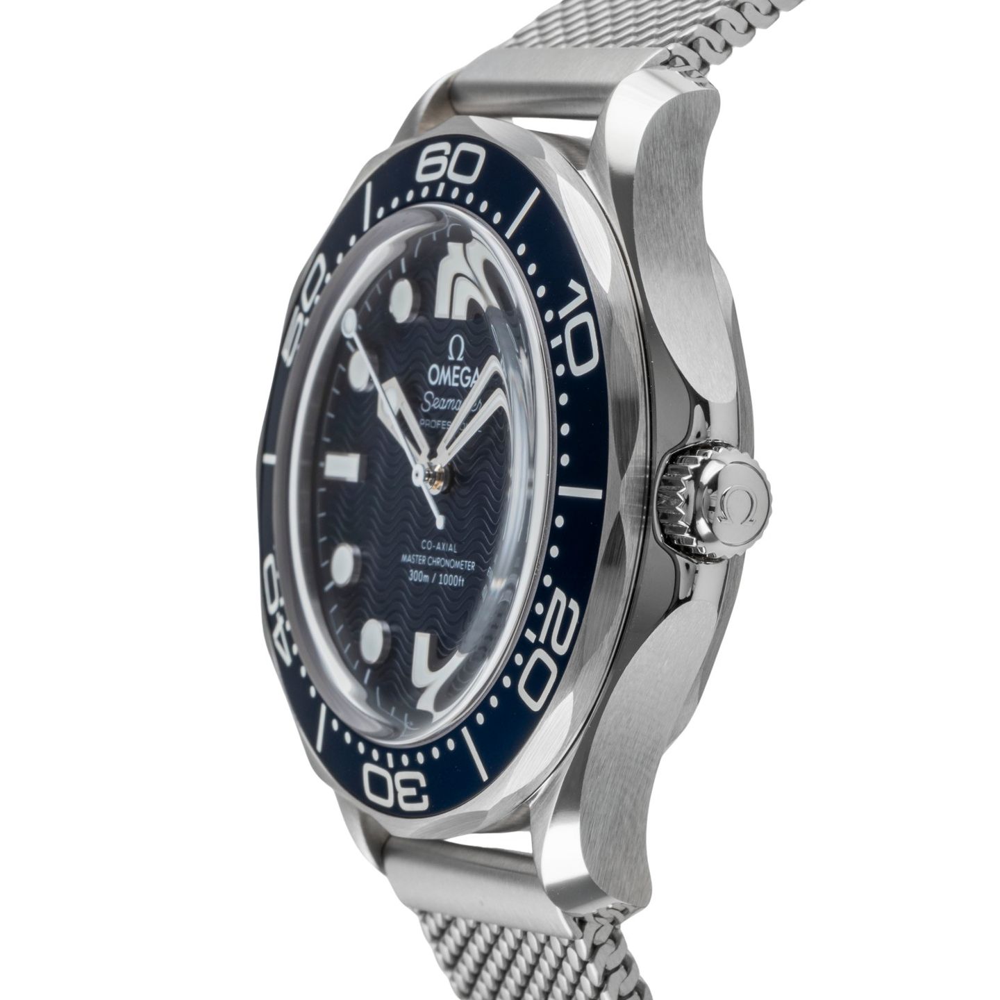 Omega Seamaster Diver 300 M 210.30.42.20.03.002 (Onbekend (willekeurig serienummer)) - Blauw wijzerplaat 42mm Staal (6/8)