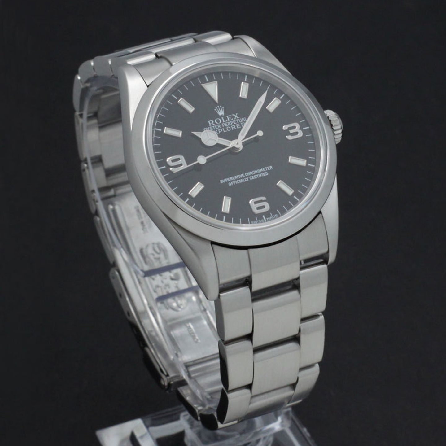 Rolex Explorer 114270 (2001) - Black dial 36 mm Steel case (4/7)