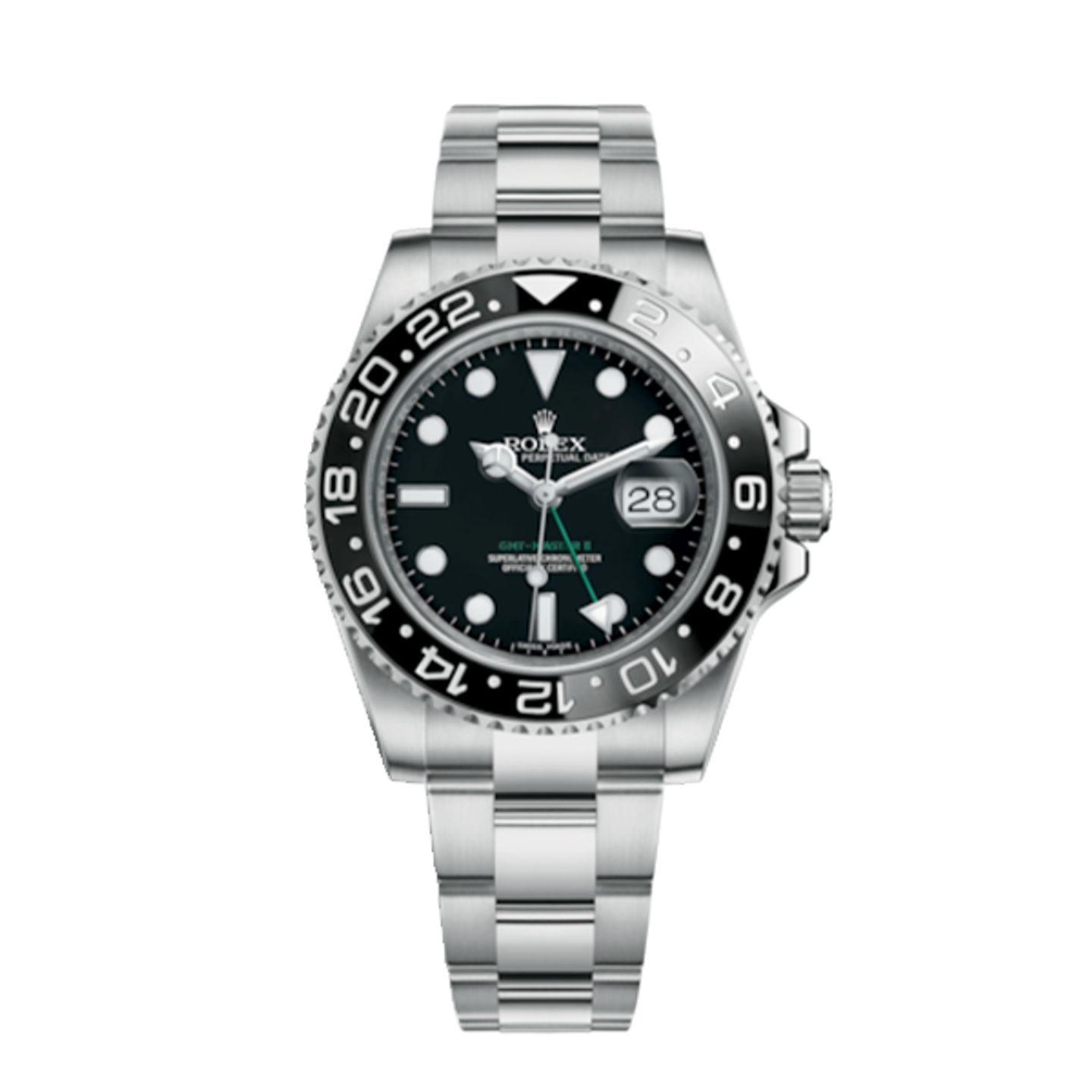 Rolex GMT-Master II 116710LN (2010) - Black dial 40 mm Steel case (1/1)